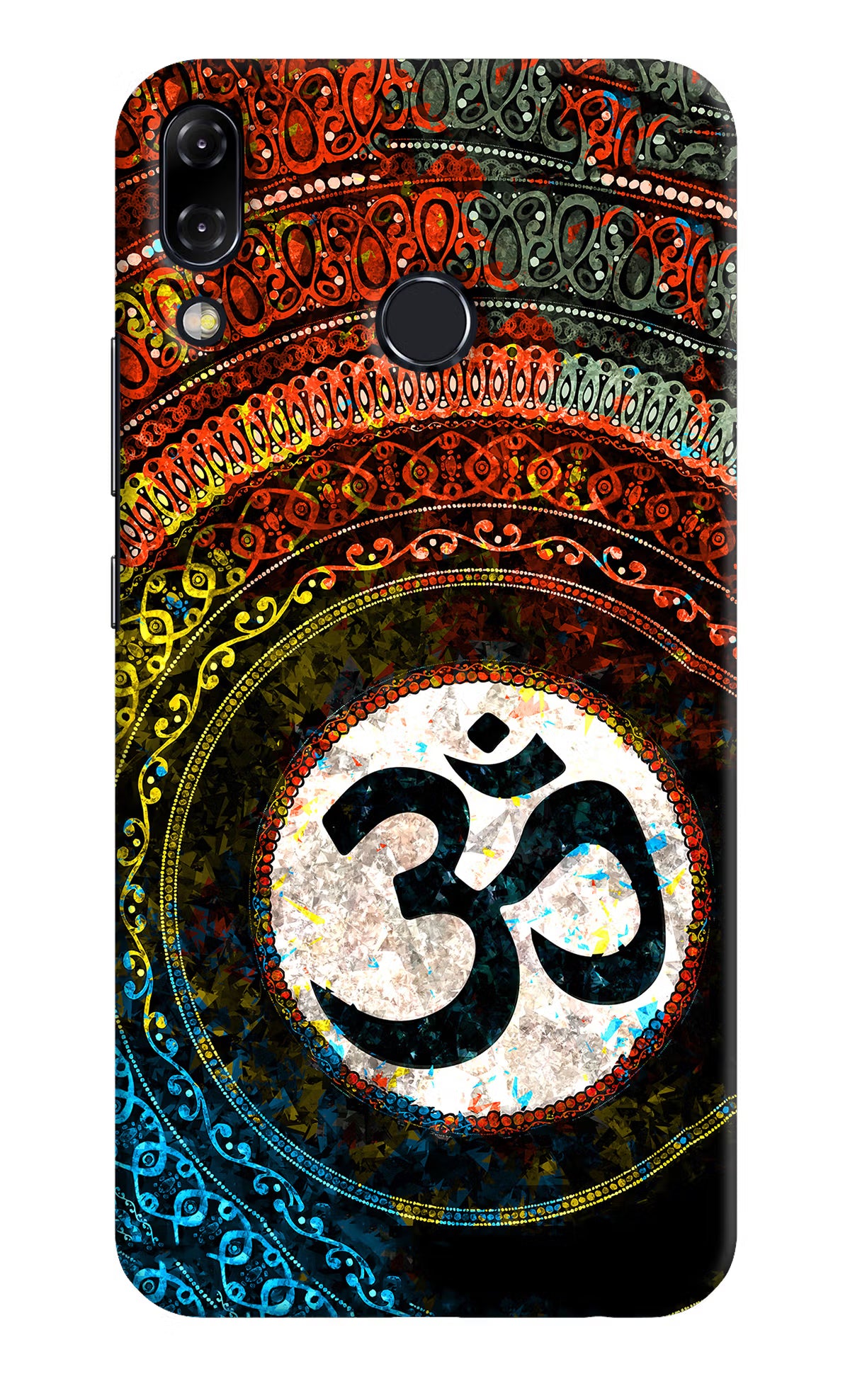 Om Cultural Asus Zenfone 5Z Back Cover - Om Cultural Asus Zenfone 5Z Hard Case Back Cover by Casekaro Om Cultural Asus Zenfone 5Z Hard Case Back Cover by Casekaro
