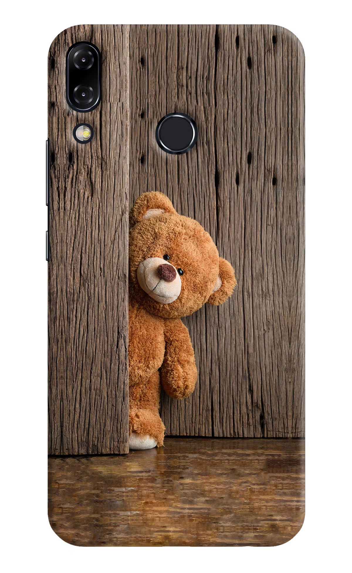 Teddy Wooden Asus Zenfone 5Z Back Cover - Teddy Wooden Asus Zenfone 5Z Hard Case Back Cover by Casekaro Teddy Wooden Asus Zenfone 5Z Hard Case Back Cover by Casekaro