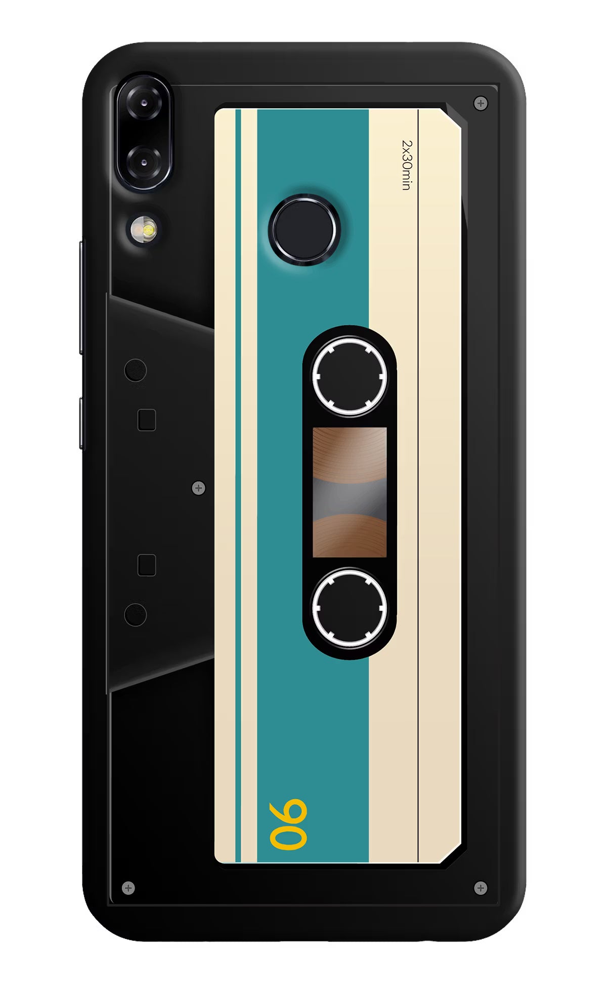 Cassette Asus Zenfone 5Z Back Cover - Cassette Asus Zenfone 5Z Hard Case Back Cover by Casekaro Cassette Asus Zenfone 5Z Hard Case Back Cover by Casekaro