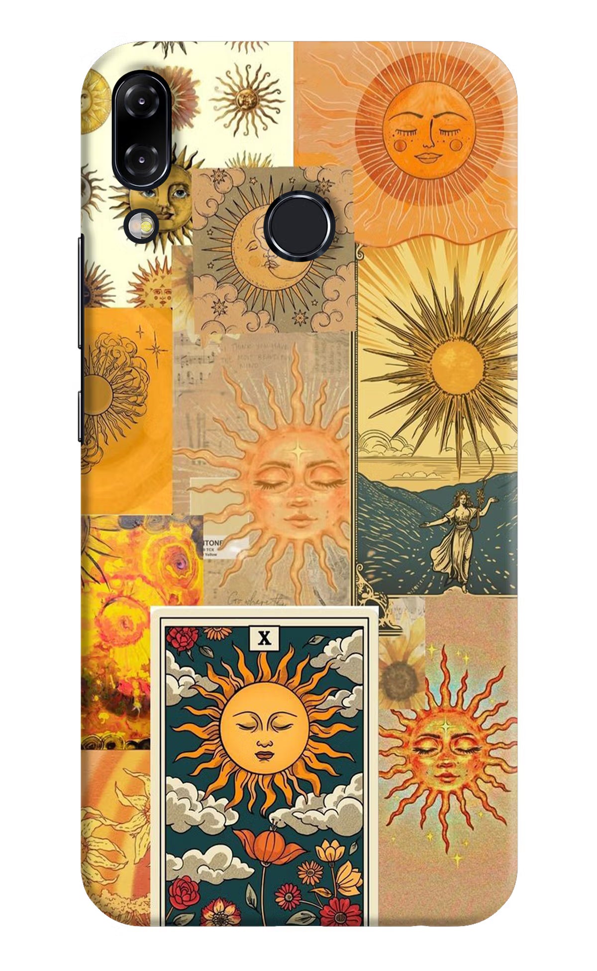 Sun Asus Zenfone 5Z Back Cover - Sun Asus Zenfone 5Z Hard Case Back Cover by Casekaro Sun Asus Zenfone 5Z Hard Case Back Cover by Casekaro