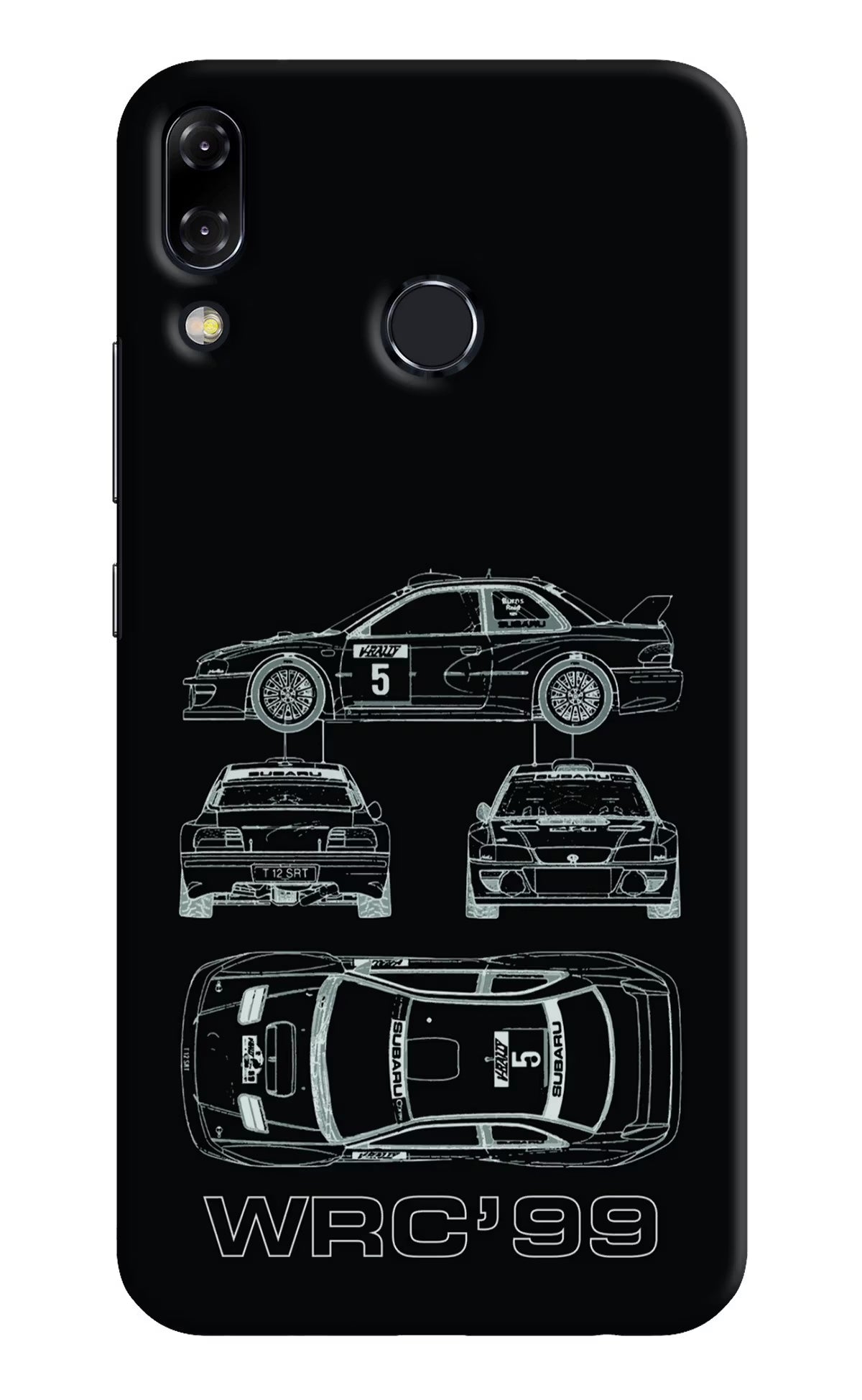 WRC'99 Asus Zenfone 5Z Back Cover - WRC'99 Asus Zenfone 5Z Hard Case Back Cover by Casekaro WRC'99 Asus Zenfone 5Z Hard Case Back Cover by Casekaro