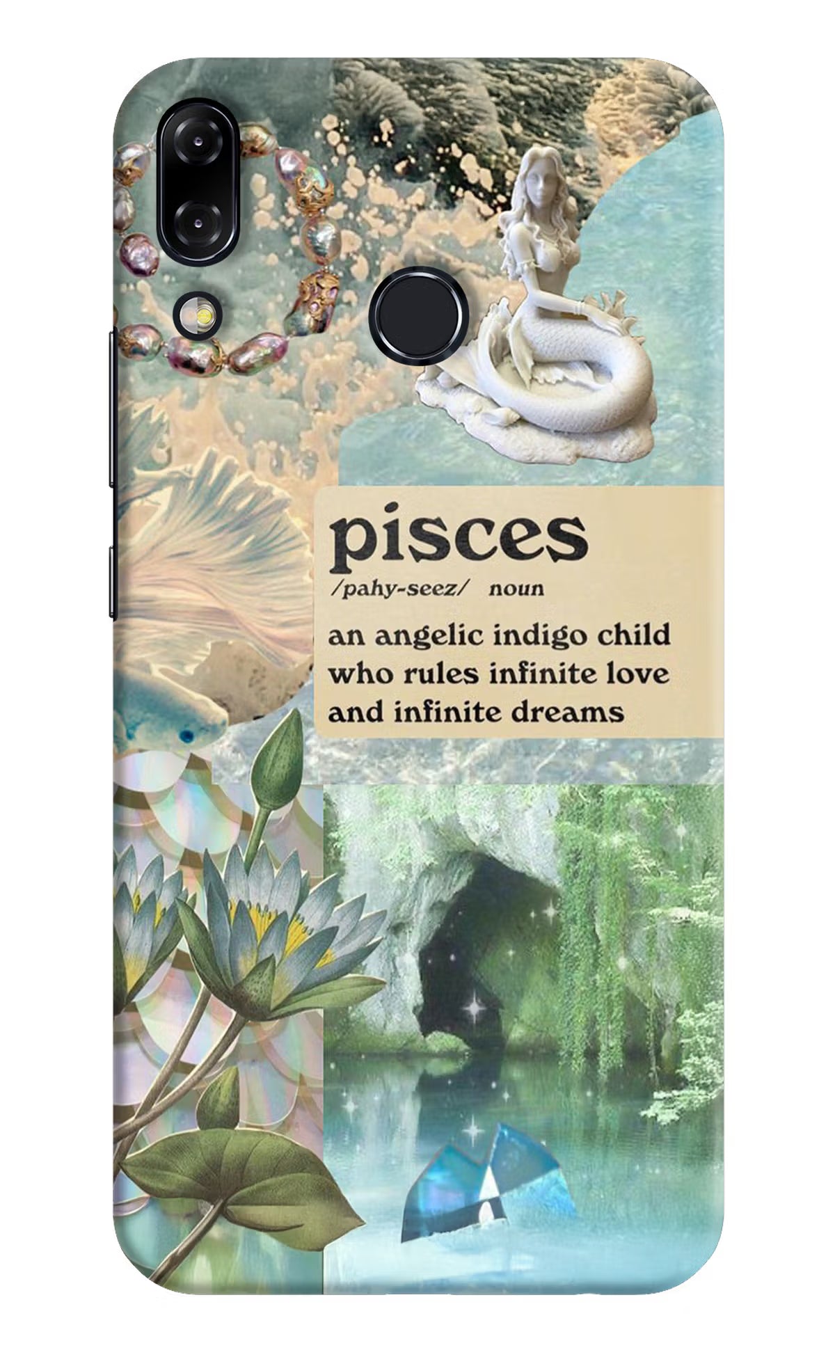 Pisces Zodiac Asus Zenfone 5Z Back Cover - Pisces Zodiac Asus Zenfone 5Z Hard Case Back Cover by Casekaro Pisces Zodiac Asus Zenfone 5Z Hard Case Back Cover by Casekaro