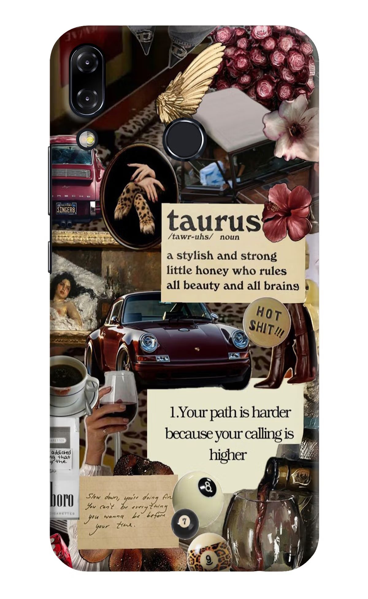 Taurus Zodiac Asus Zenfone 5Z Back Cover - Taurus Zodiac Asus Zenfone 5Z Hard Case Back Cover by Casekaro Taurus Zodiac Asus Zenfone 5Z Hard Case Back Cover by Casekaro