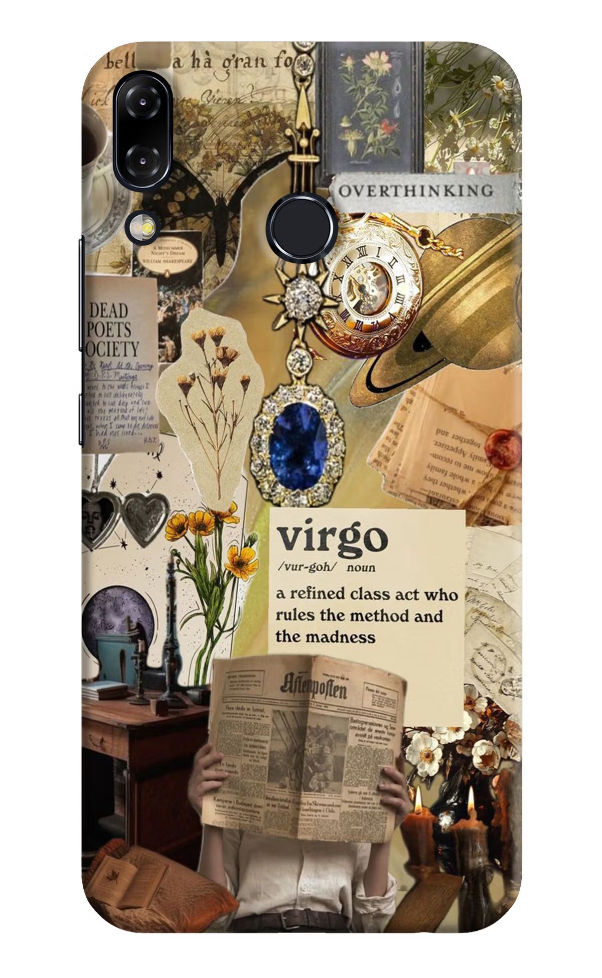 Virgo Zodiac Asus Zenfone 5Z Back Cover - Virgo Zodiac Asus Zenfone 5Z Hard Case Back Cover by Casekaro Virgo Zodiac Asus Zenfone 5Z Hard Case Back Cover by Casekaro