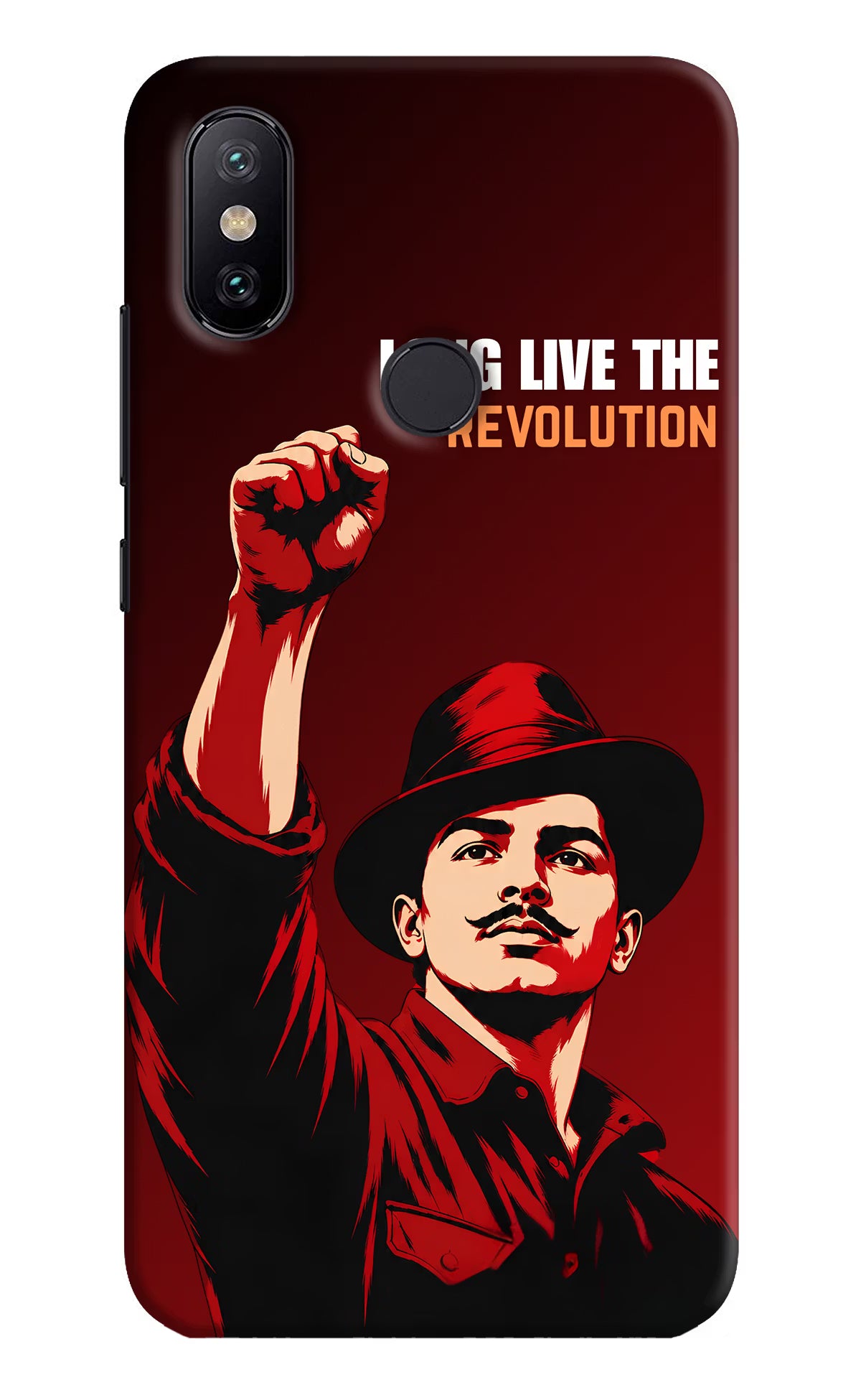 Bhagat Singh Revolution Mi A2 Back Cover - Bhagat Singh Revolution Mi A2 Back Cover Bhagat Singh Revolution Mi A2 Back Cover