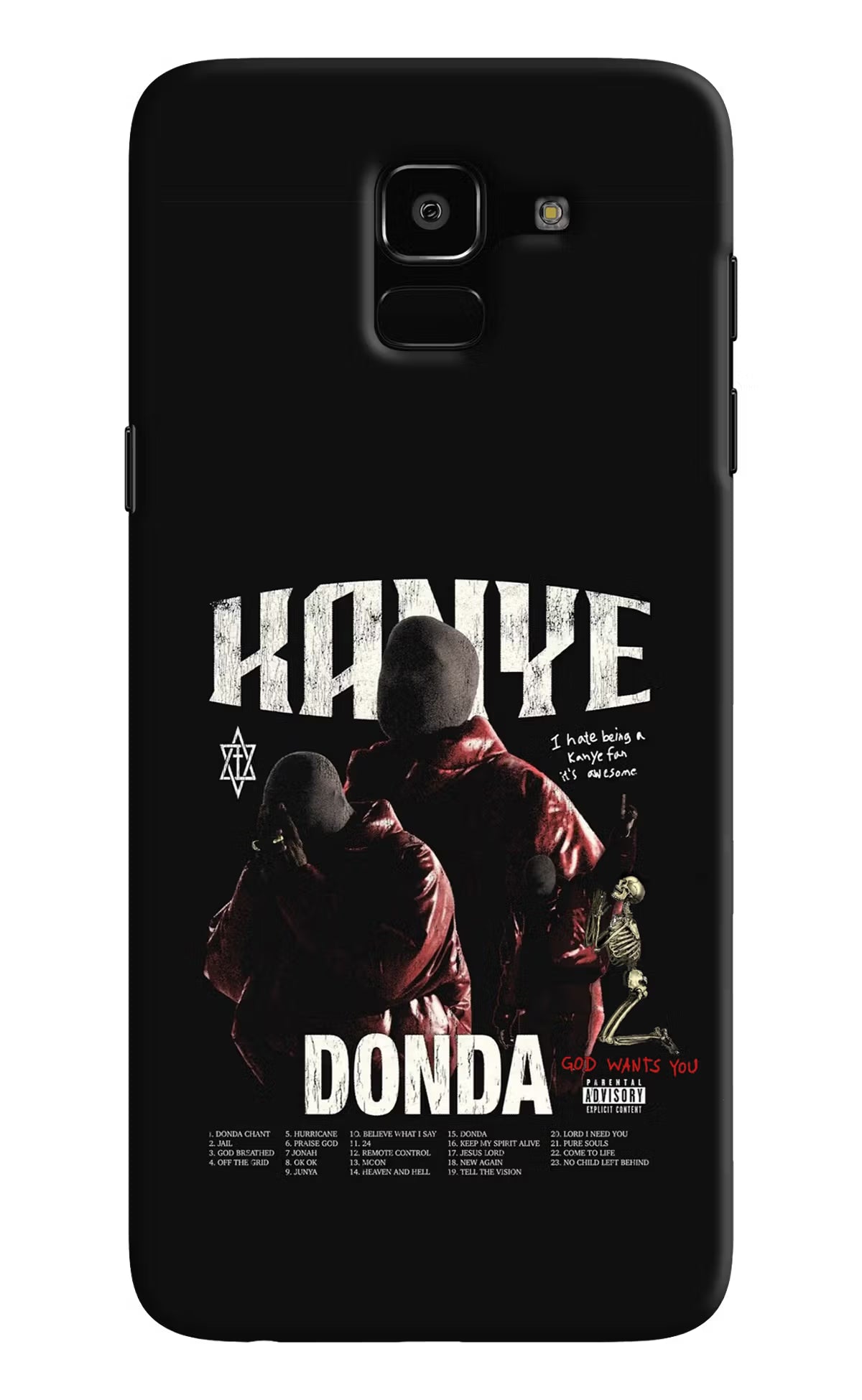 Donda Kanye West Samsung J6 Back Cover - Donda Kanye West Samsung J6 Back Cover Donda Kanye West Samsung J6 Back Cover