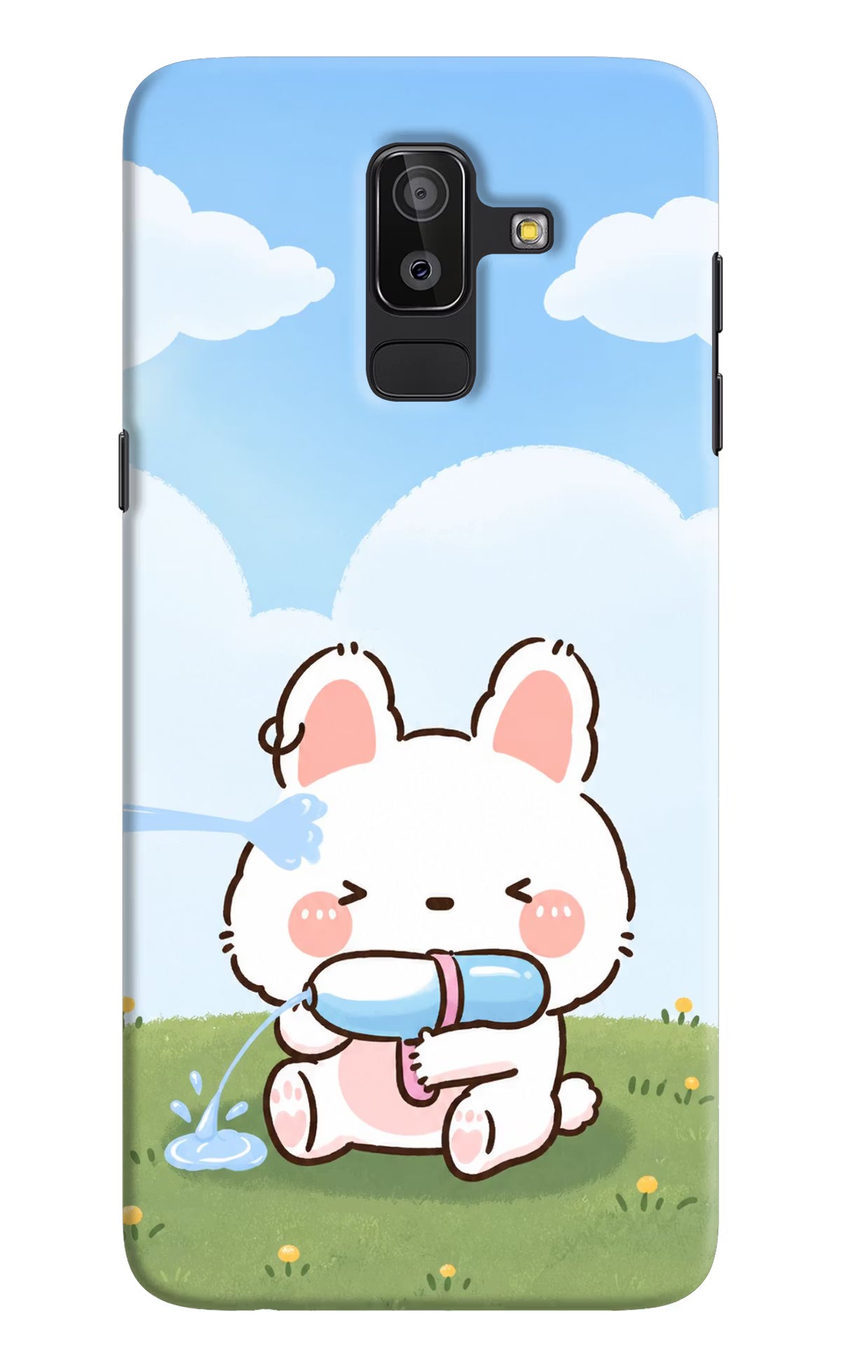 Bunny Treat Samsung J8 Back Cover - Bunny Treat Samsung J8 Back Cover Bunny Treat Samsung J8 Back Cover