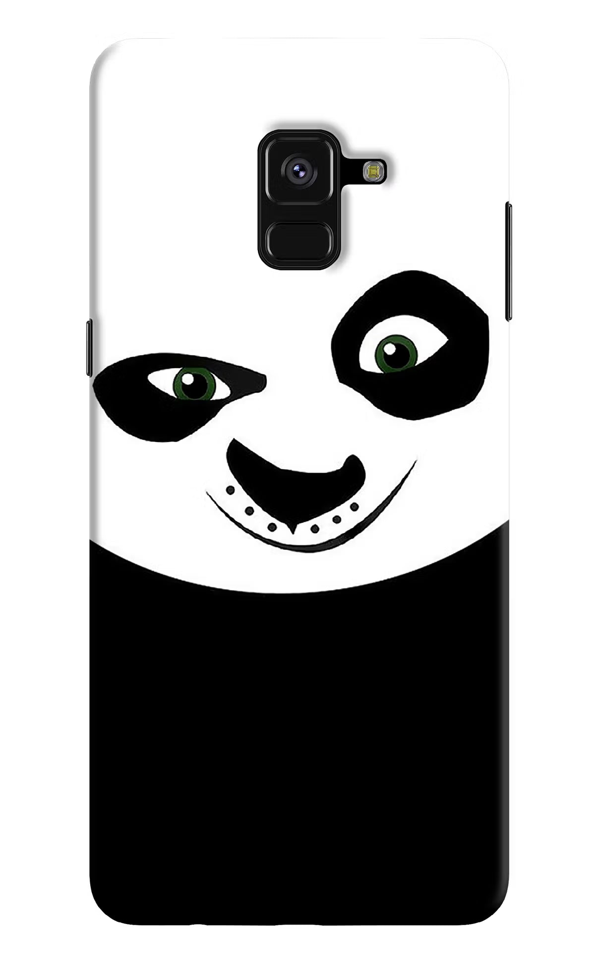 Panda Samsung A8 plus Back Cover - Panda Samsung A8 plus Hard Case Back Cover by Casekaro Panda Samsung A8 plus Hard Case Back Cover by Casekaro