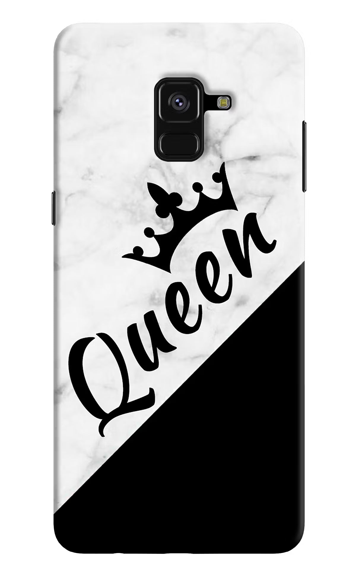 Queen Samsung A8 plus Back Cover - Queen Samsung A8 plus Hard Case Back Cover by Casekaro Queen Samsung A8 plus Hard Case Back Cover by Casekaro