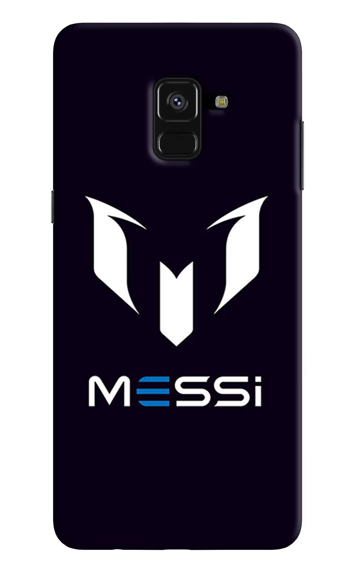 Messi Logo Samsung A8 plus Back Cover - Messi Logo Samsung A8 plus Hard Case Back Cover by Casekaro Messi Logo Samsung A8 plus Hard Case Back Cover by Casekaro