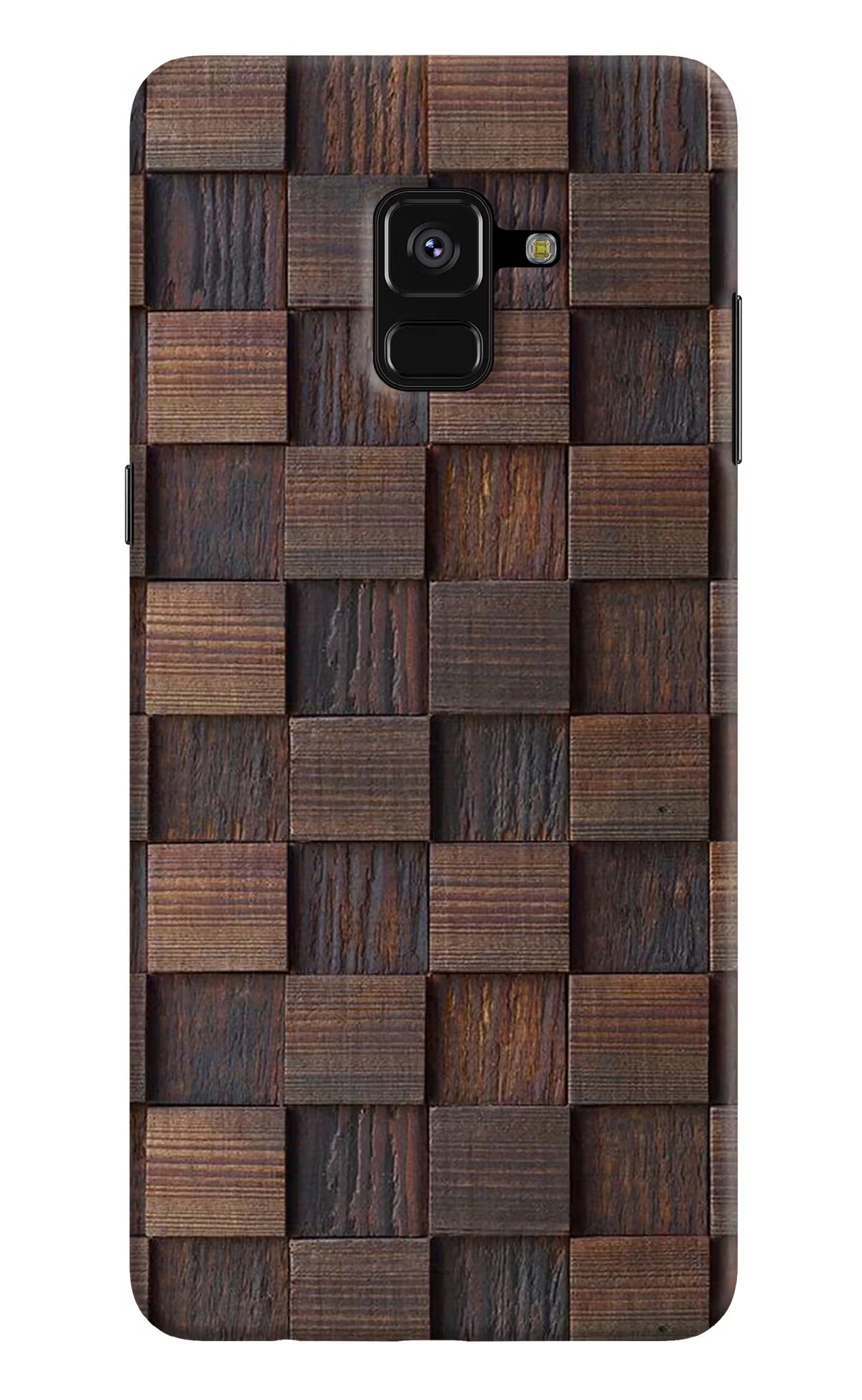 Wooden Cube Design Samsung A8 plus Back Cover - Wooden Cube Design Samsung A8 plus Hard Case Back Cover by Casekaro Wooden Cube Design Samsung A8 plus Hard Case Back Cover by Casekaro