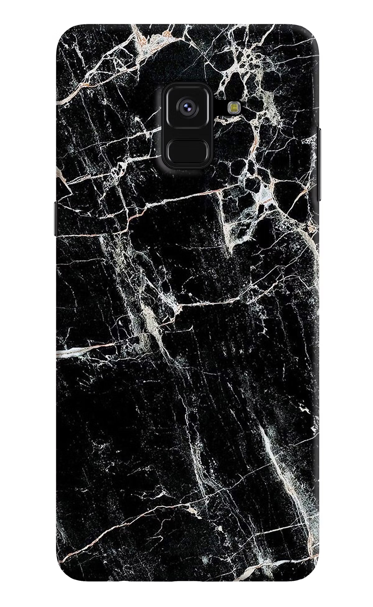 Black Marble Texture Samsung A8 plus Back Cover - Black Marble Texture Samsung A8 plus Hard Case Back Cover by Casekaro Black Marble Texture Samsung A8 plus Hard Case Back Cover by Casekaro