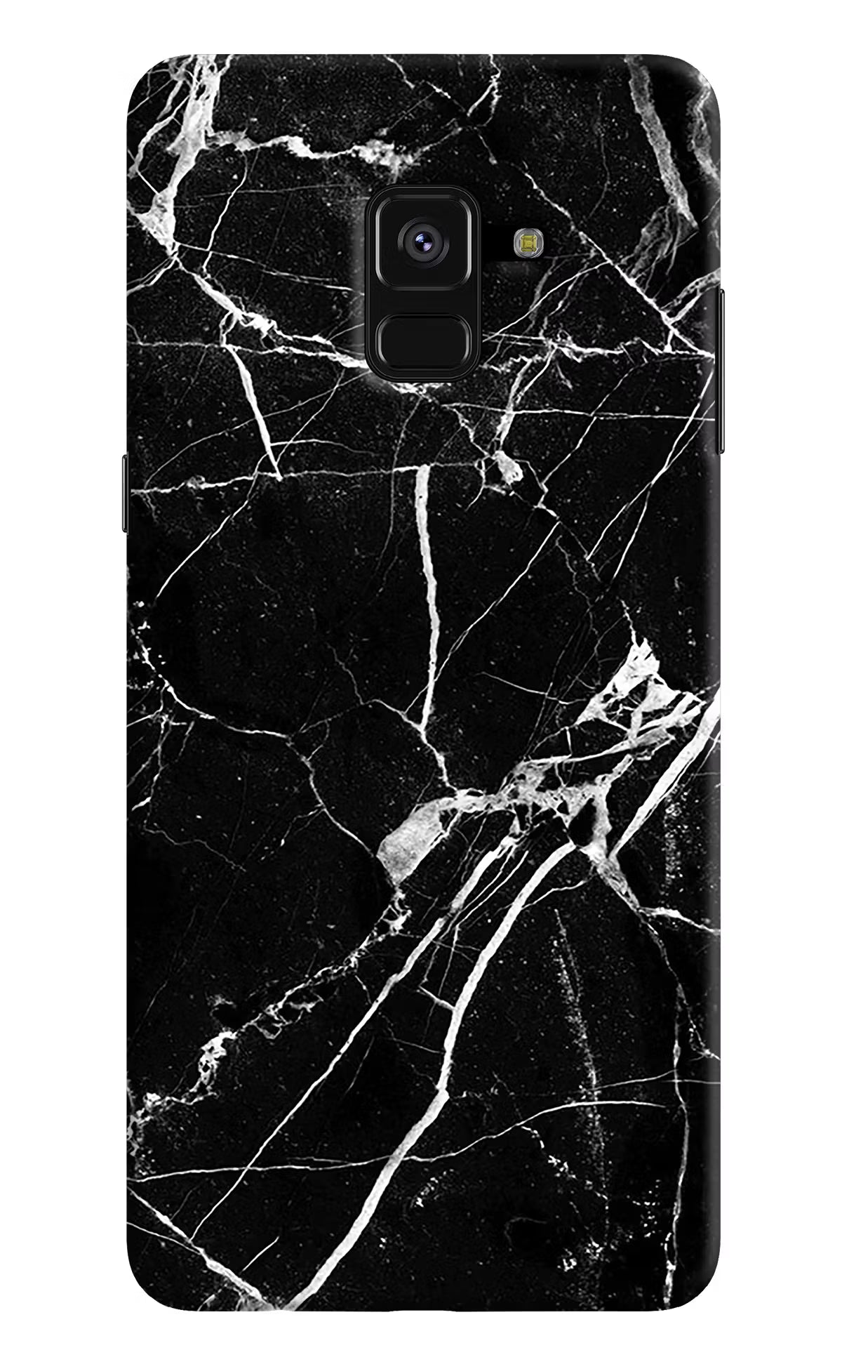 Black Marble Pattern Samsung A8 plus Back Cover - Black Marble Pattern Samsung A8 plus Hard Case Back Cover by Casekaro Black Marble Pattern Samsung A8 plus Hard Case Back Cover by Casekaro