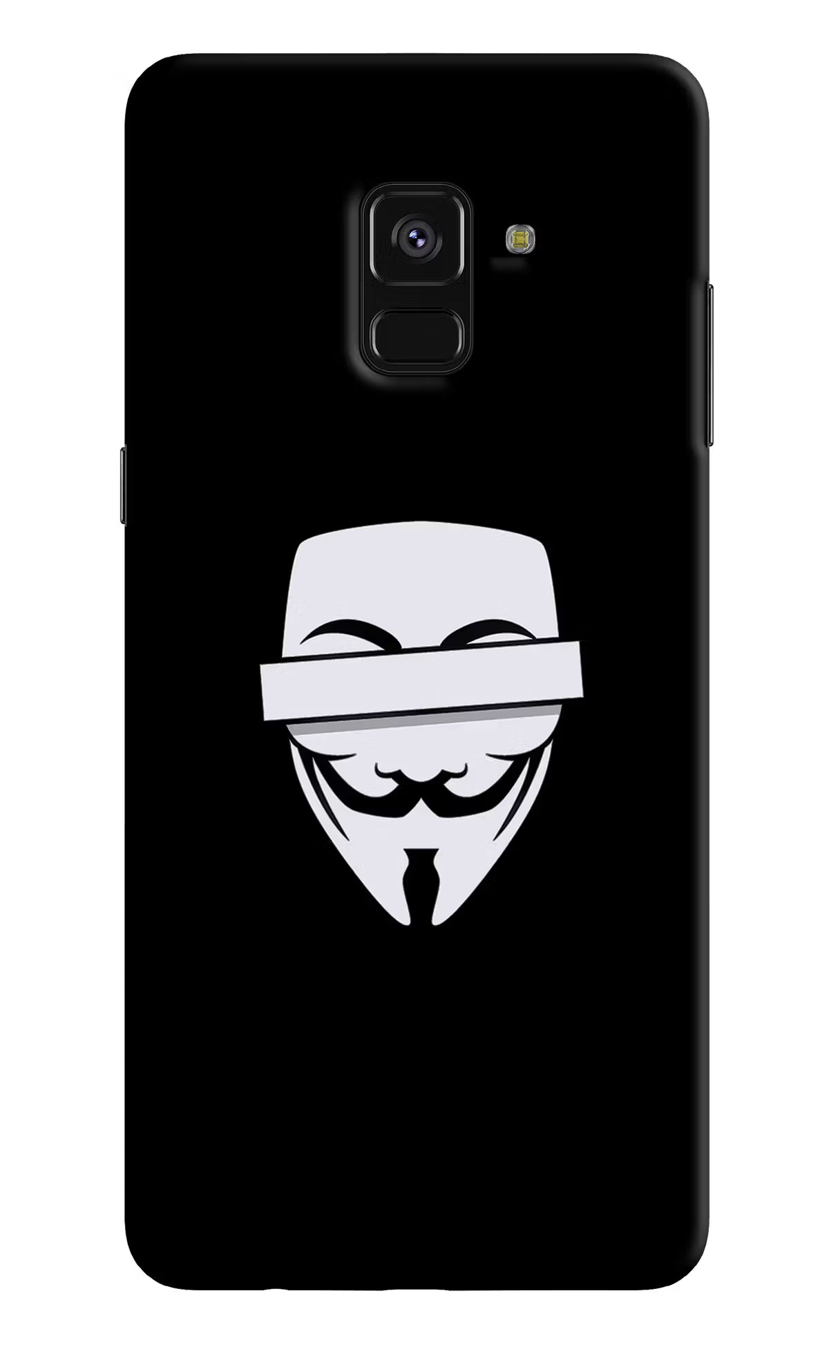 Anonymous Face Samsung A8 plus Back Cover - Anonymous Face Samsung A8 plus Hard Case Back Cover by Casekaro Anonymous Face Samsung A8 plus Hard Case Back Cover by Casekaro