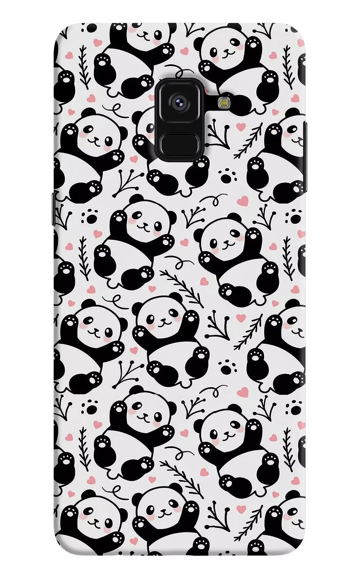 Cute Panda Samsung A8 plus Back Cover - Cute Panda Samsung A8 plus Hard Case Back Cover by Casekaro Cute Panda Samsung A8 plus Hard Case Back Cover by Casekaro