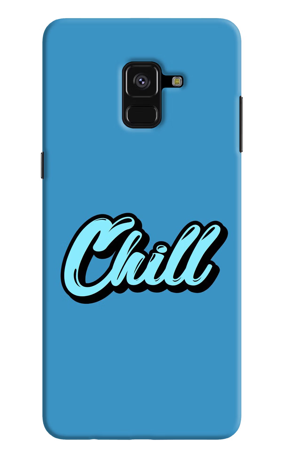 Chill Samsung A8 plus Back Cover - Chill Samsung A8 plus Hard Case Back Cover by Casekaro Chill Samsung A8 plus Hard Case Back Cover by Casekaro