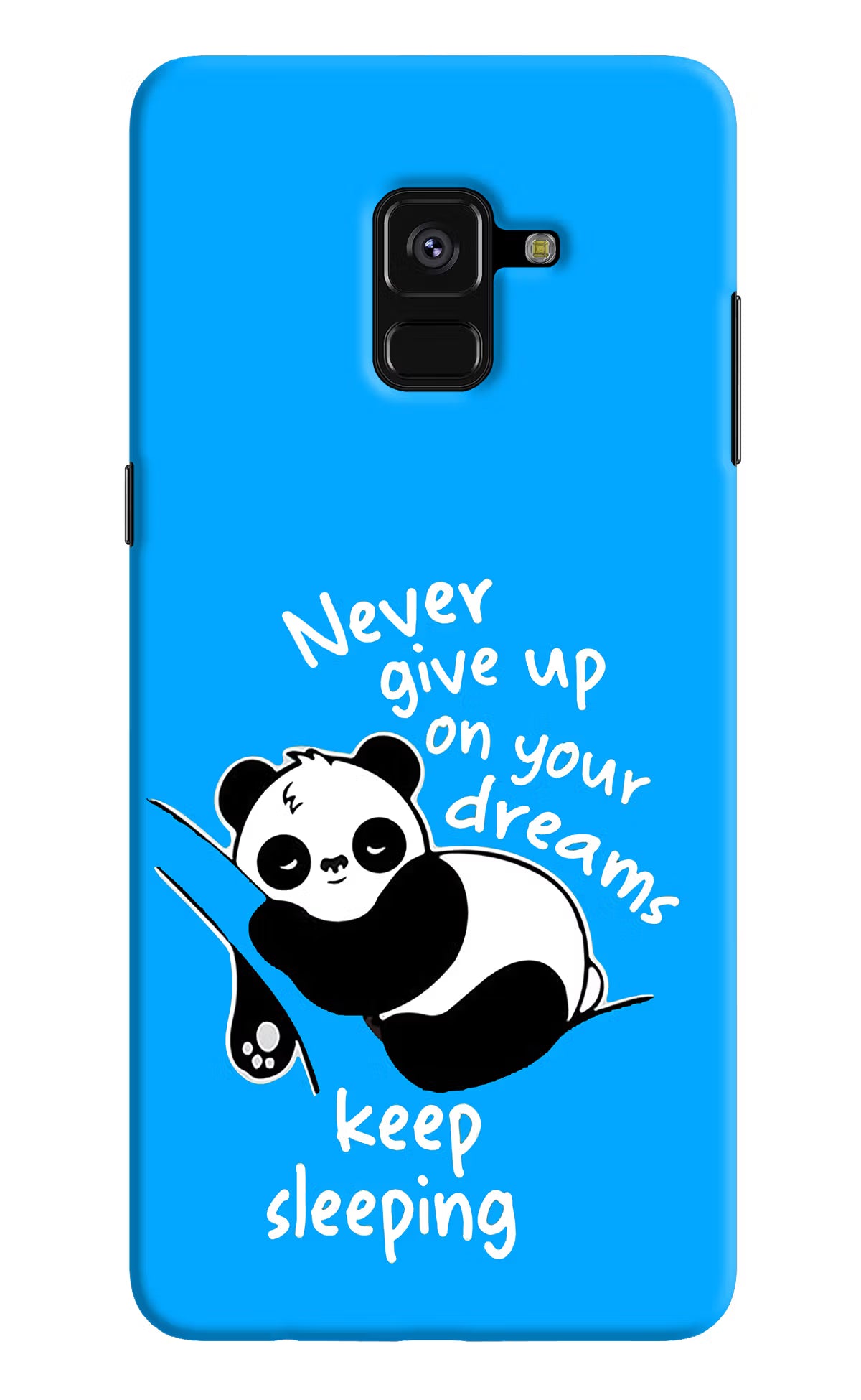 Keep Sleeping Samsung A8 plus Back Cover - Keep Sleeping Samsung A8 plus Hard Case Back Cover by Casekaro Keep Sleeping Samsung A8 plus Hard Case Back Cover by Casekaro