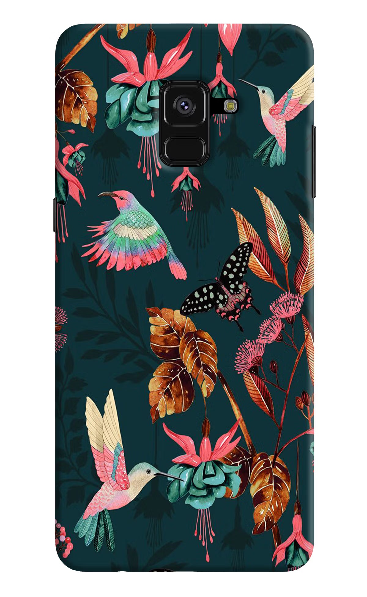 Birds Samsung A8 plus Back Cover - Birds Samsung A8 plus Hard Case Back Cover by Casekaro Birds Samsung A8 plus Hard Case Back Cover by Casekaro