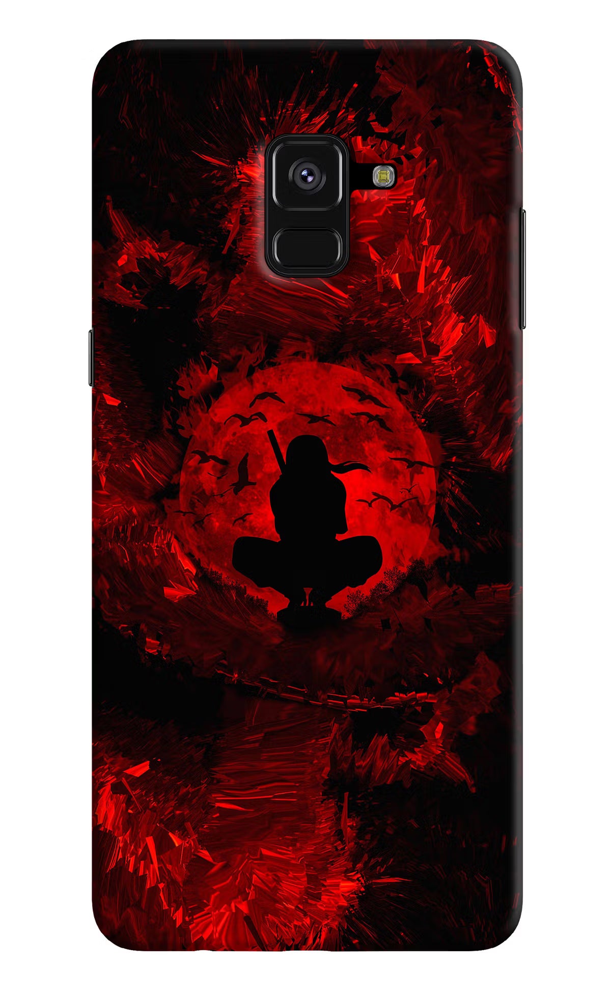 Itachi Uchiha Samsung A8 plus Back Cover - Itachi Uchiha Samsung A8 plus Hard Case Back Cover by Casekaro Itachi Uchiha Samsung A8 plus Hard Case Back Cover by Casekaro
