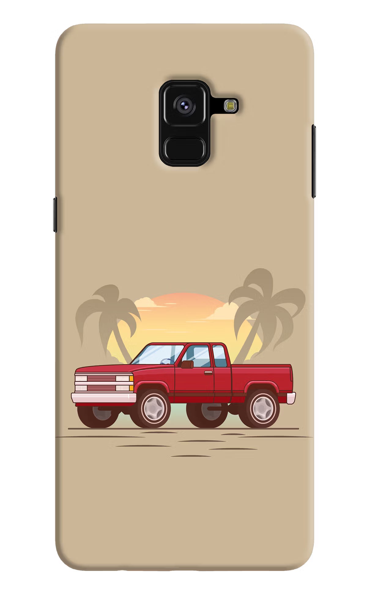 Desert Classic Drive Samsung A8 plus Back Cover - Desert Classic Drive Samsung A8 plus Hard Case Back Cover by Casekaro Desert Classic Drive Samsung A8 plus Hard Case Back Cover by Casekaro