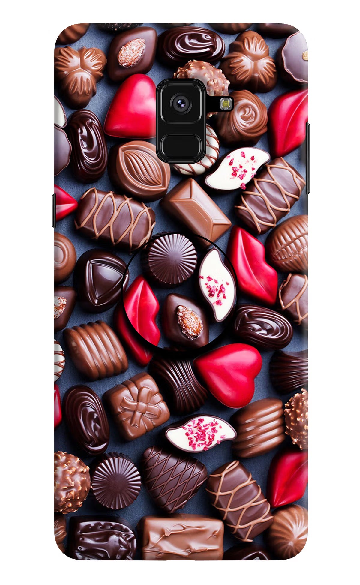 Chocolates Samsung A8 plus Pop Case - Chocolates Samsung A8 plus Pop Case by Casekaro Chocolates Samsung A8 plus Pop Case by Casekaro