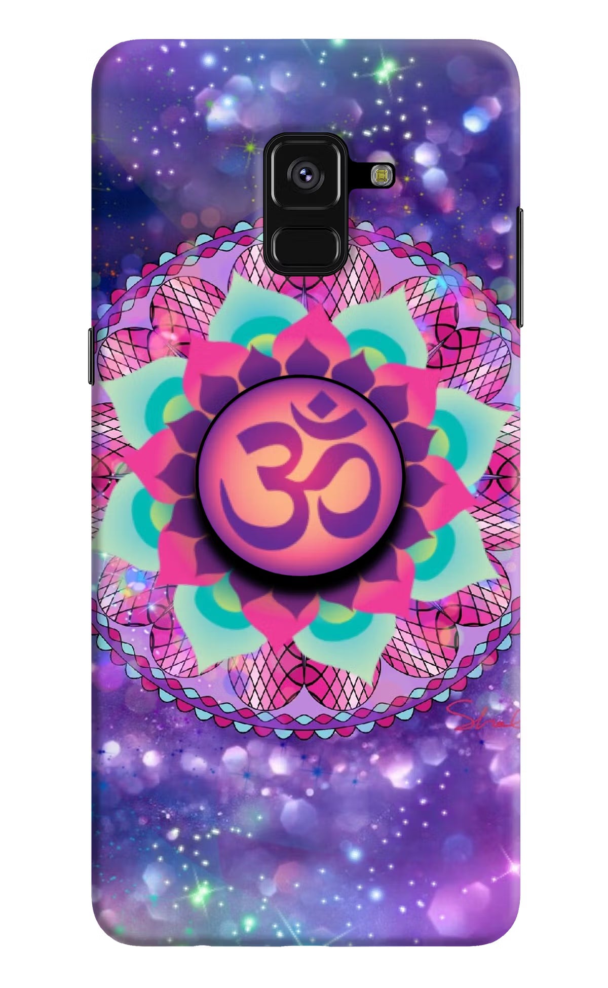 Om Purple Samsung A8 plus Pop Case - Om Purple Samsung A8 plus Pop Case by Casekaro Om Purple Samsung A8 plus Pop Case by Casekaro