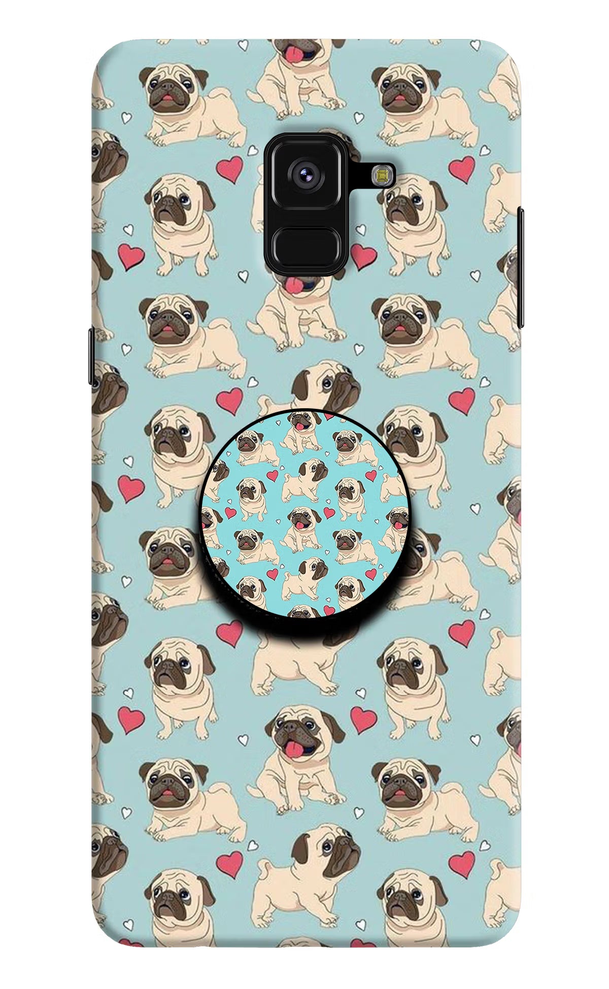 Pug Dog Samsung A8 plus Pop Case - Pug Dog Samsung A8 plus Pop Case by Casekaro Pug Dog Samsung A8 plus Pop Case by Casekaro