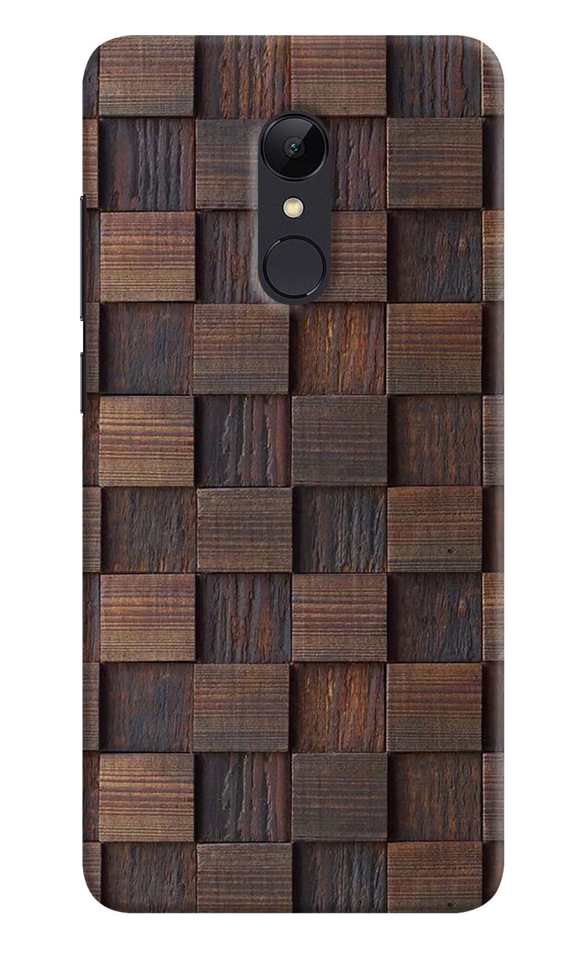 Wooden Cube Design Redmi 5 Back Cover - Wooden Cube Design Redmi 5 Hard Case Back Cover by Casekaro Wooden Cube Design Redmi 5 Hard Case Back Cover by Casekaro