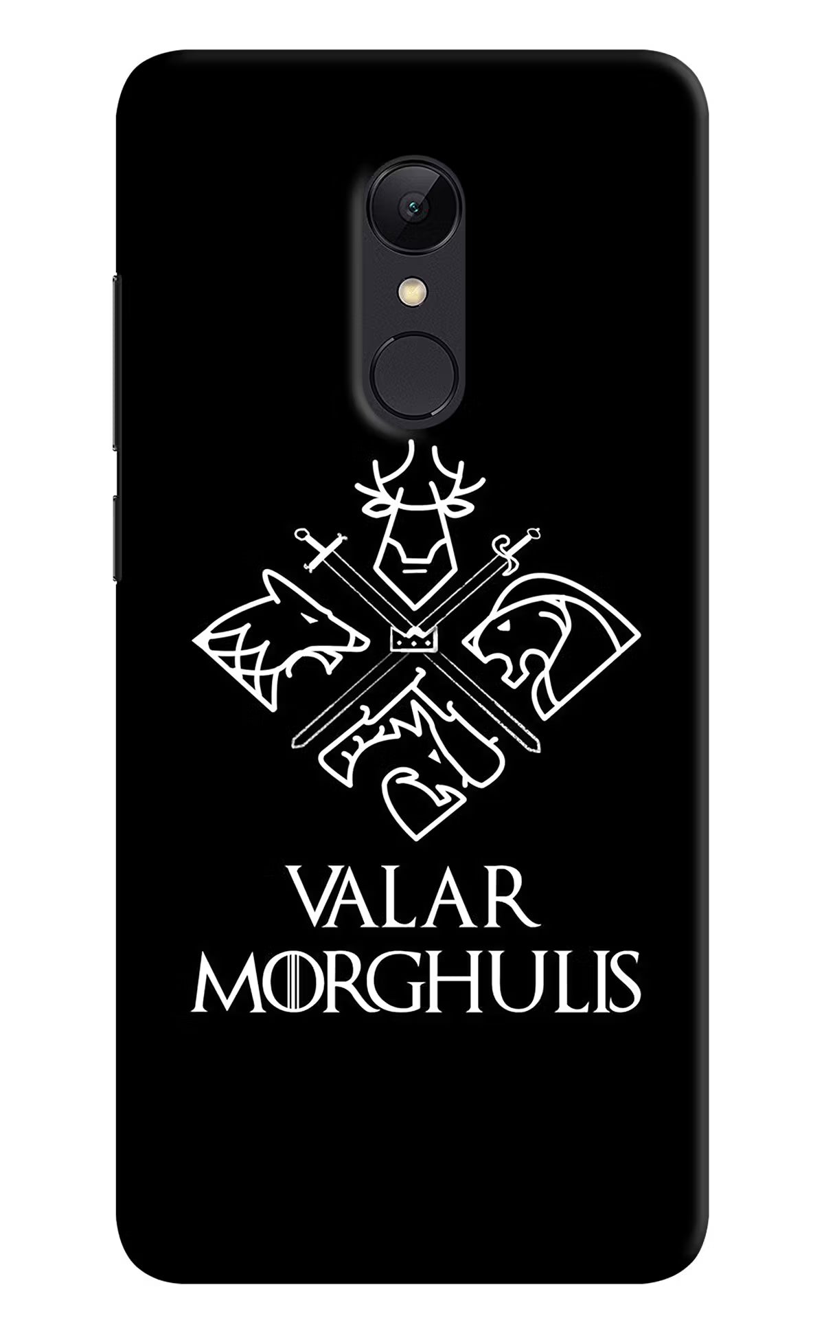 Valar Morghulis | Game Of Thrones Redmi 5 Back Cover - Valar Morghulis | Game Of Thrones Redmi 5 Hard Case Back Cover by Casekaro Valar Morghulis | Game Of Thrones Redmi 5 Hard Case Back Cover by Casekaro