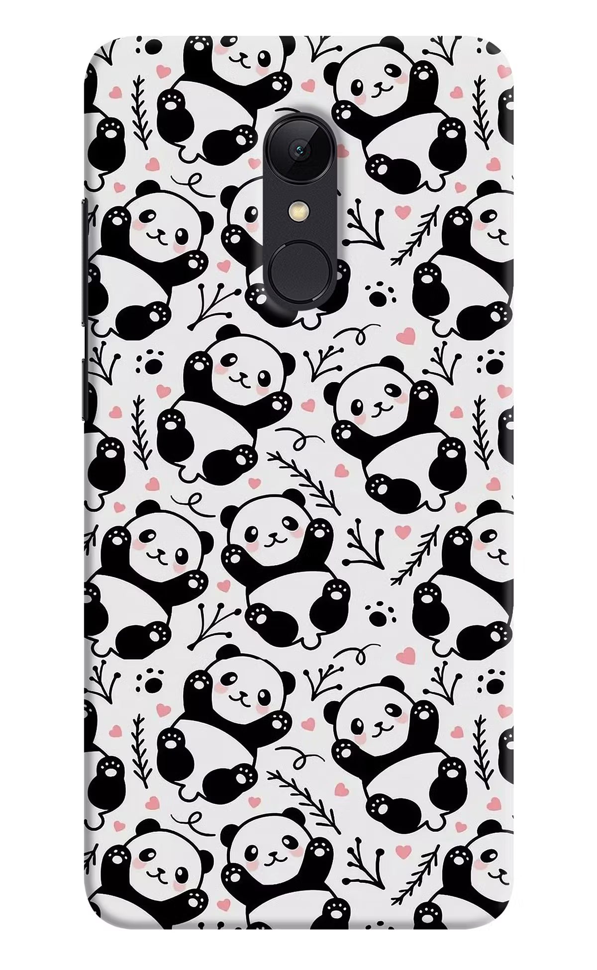 Cute Panda Redmi 5 Back Cover - Cute Panda Redmi 5 Hard Case Back Cover by Casekaro Cute Panda Redmi 5 Hard Case Back Cover by Casekaro