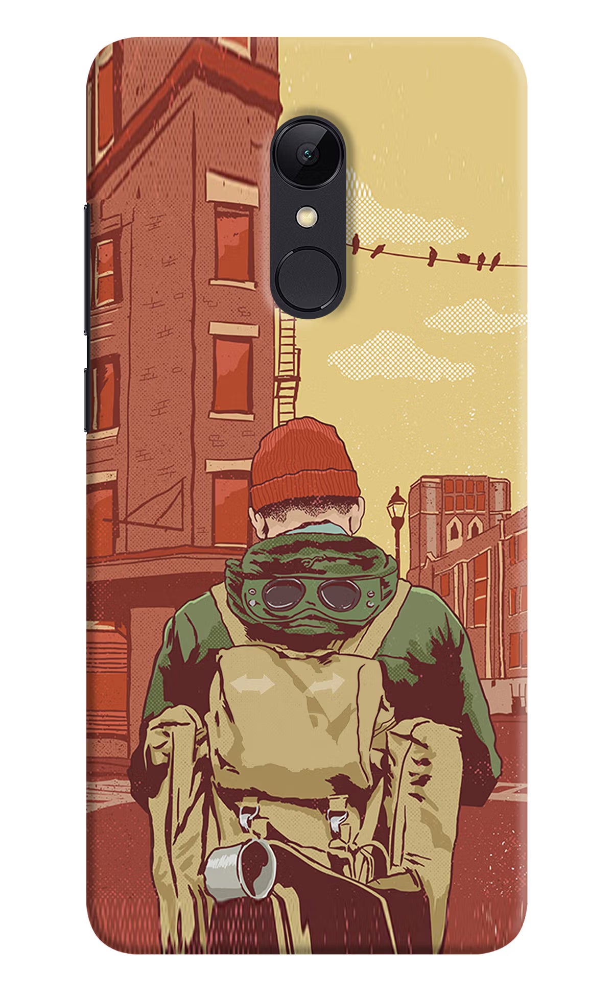 Adventurous Redmi 5 Hard Case Back Cover by Casekaro
