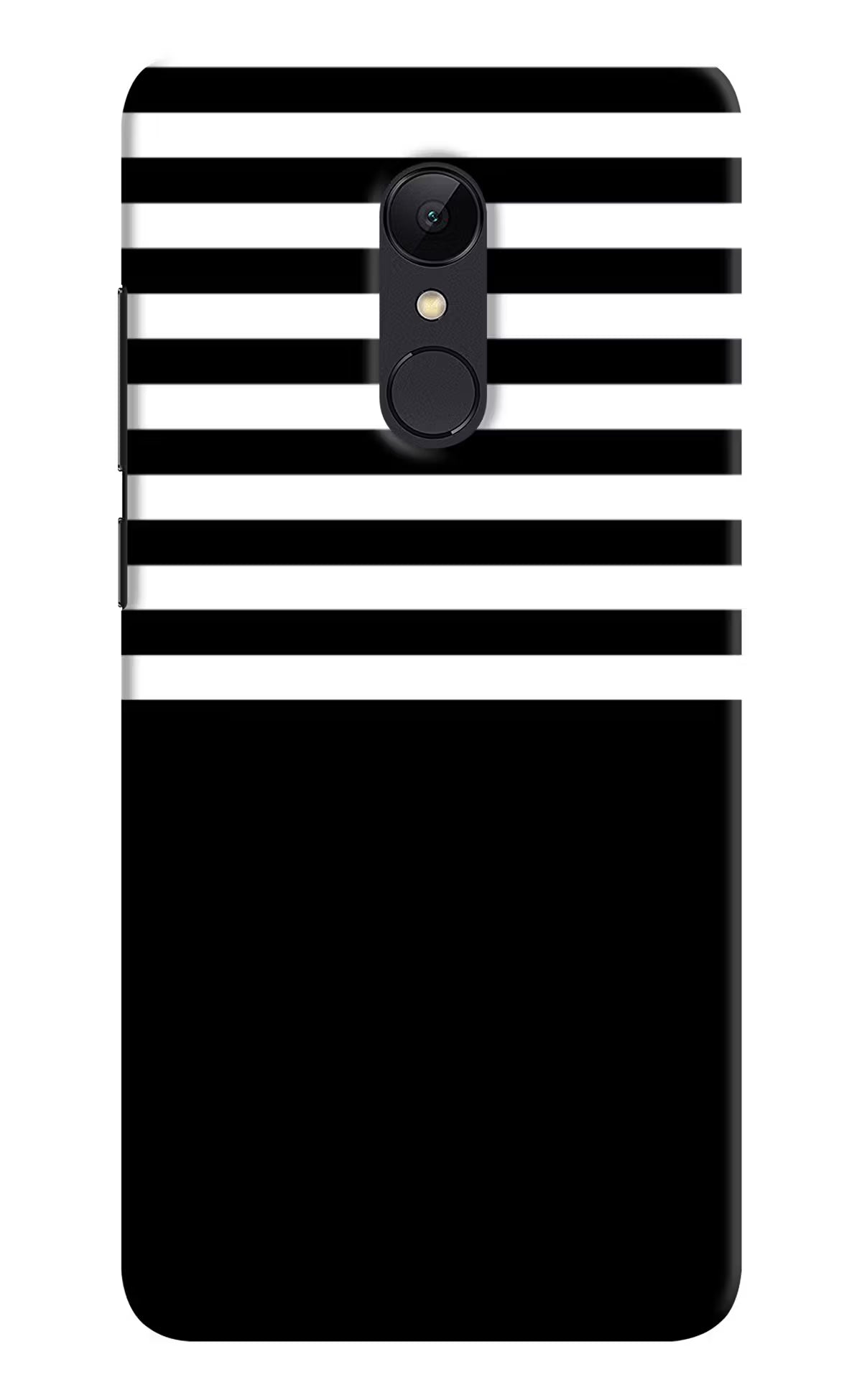 Black and White Print Redmi 5 Back Cover - Black and White Print Redmi 5 Hard Case Back Cover by Casekaro Black and White Print Redmi 5 Hard Case Back Cover by Casekaro