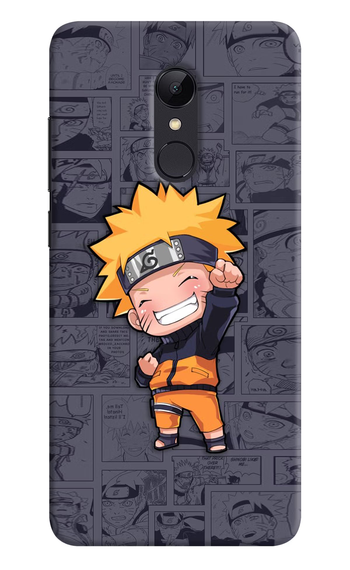 Chota Naruto Redmi 5 Back Cover - Chota Naruto Redmi 5 Hard Case Back Cover by Casekaro Chota Naruto Redmi 5 Hard Case Back Cover by Casekaro