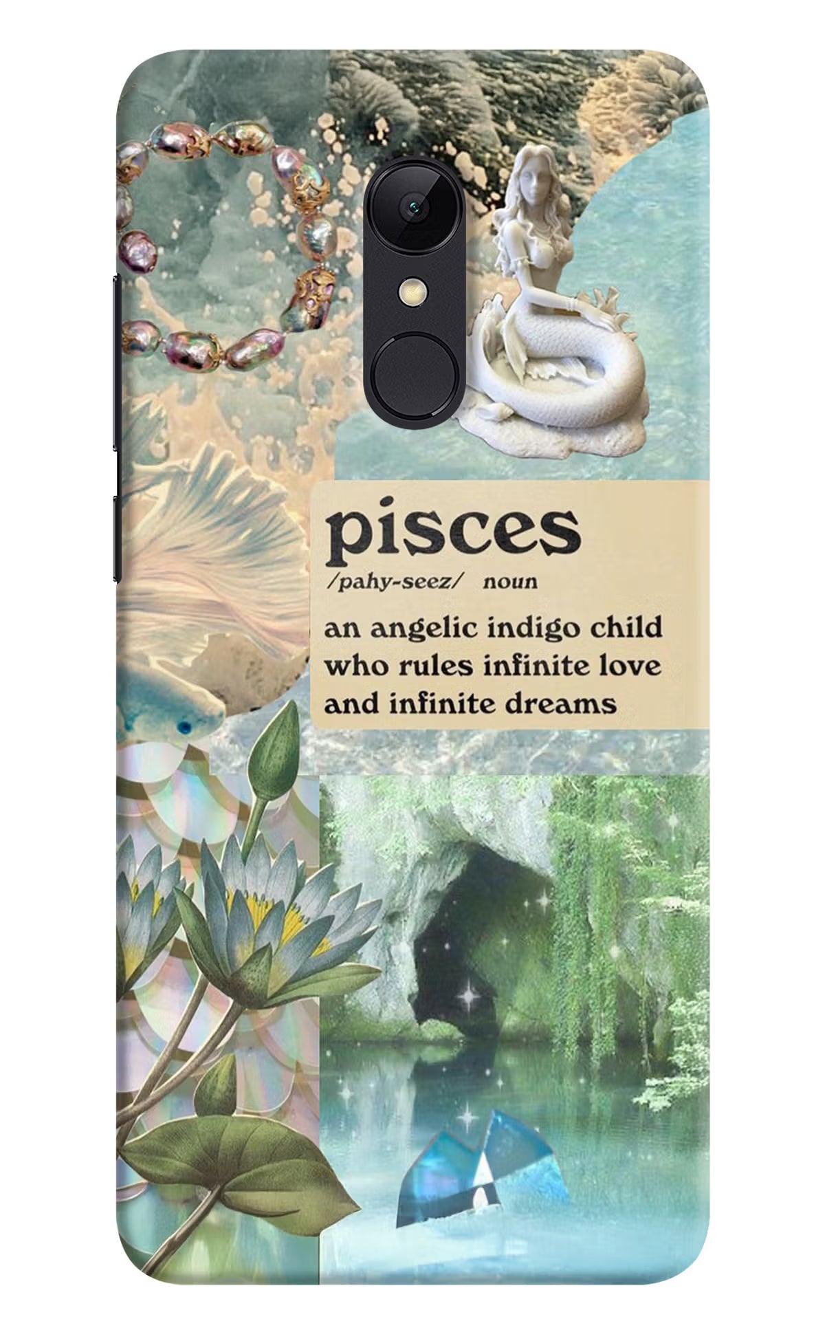 Pisces Zodiac Redmi 5 Back Cover - Pisces Zodiac Redmi 5 Hard Case Back Cover by Casekaro Pisces Zodiac Redmi 5 Hard Case Back Cover by Casekaro
