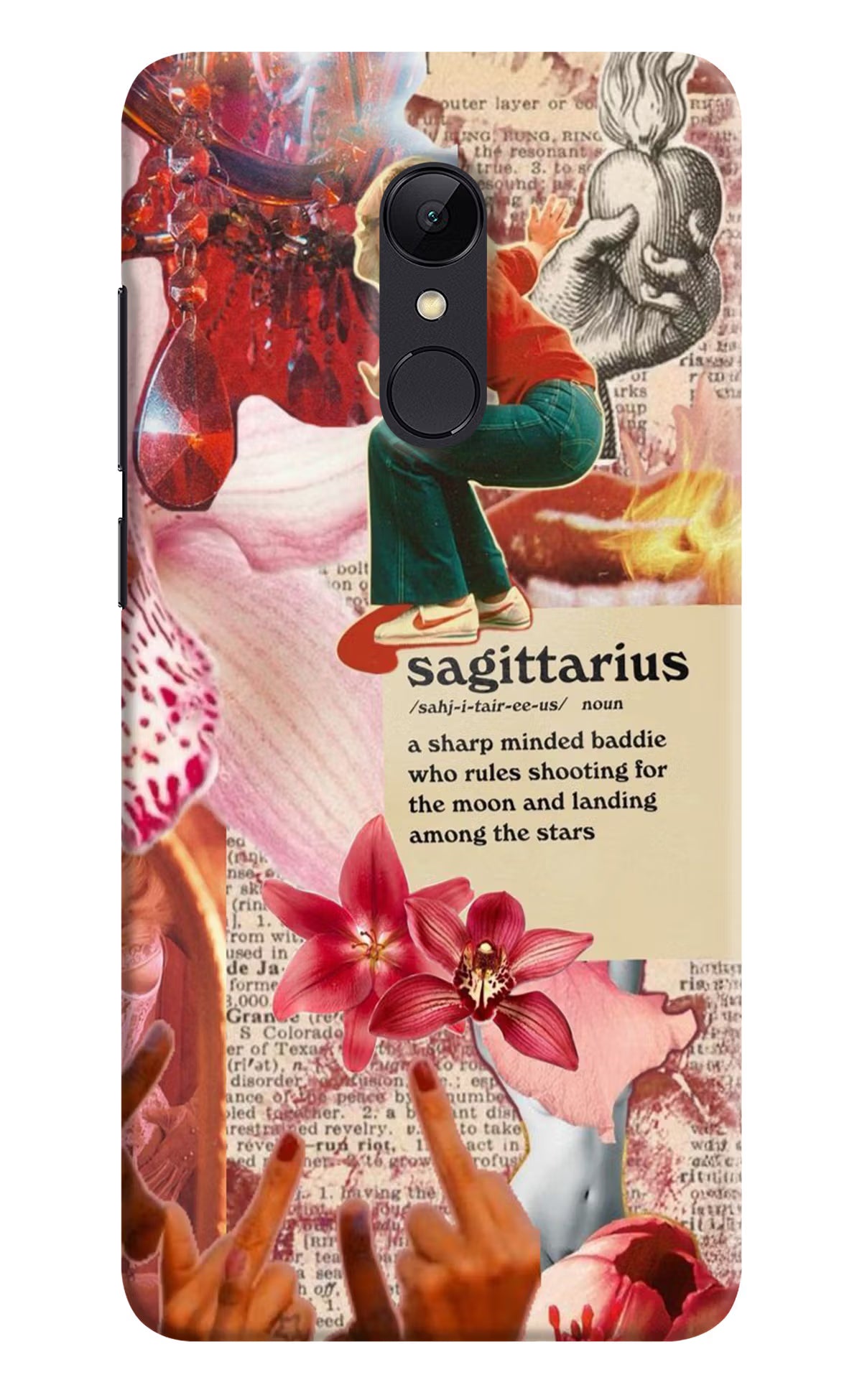 Sagittarius Zodiac Redmi 5 Back Cover - Sagittarius Zodiac Redmi 5 Hard Case Back Cover by Casekaro Sagittarius Zodiac Redmi 5 Hard Case Back Cover by Casekaro