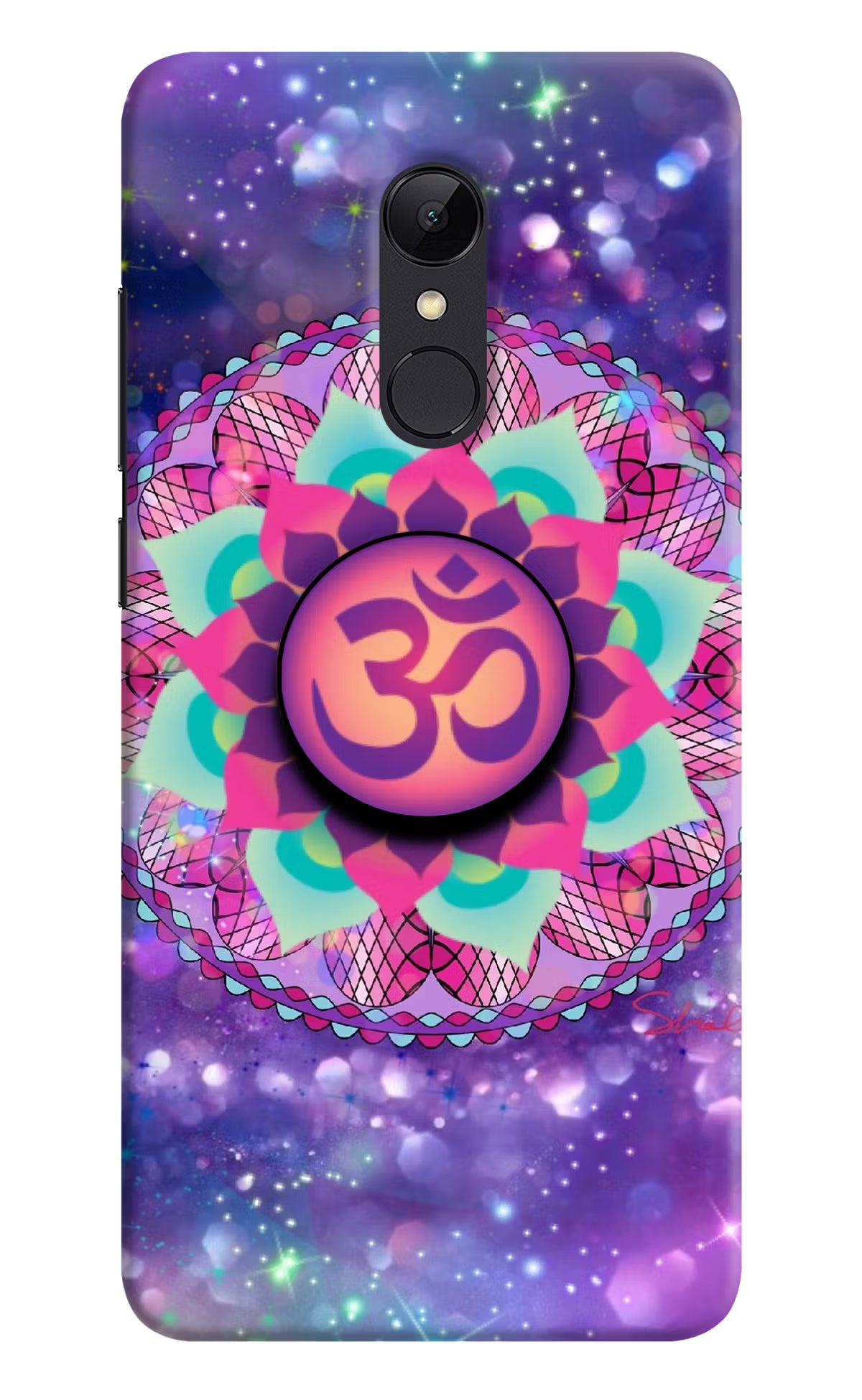Om Purple Redmi 5 Pop Case by Casekaro