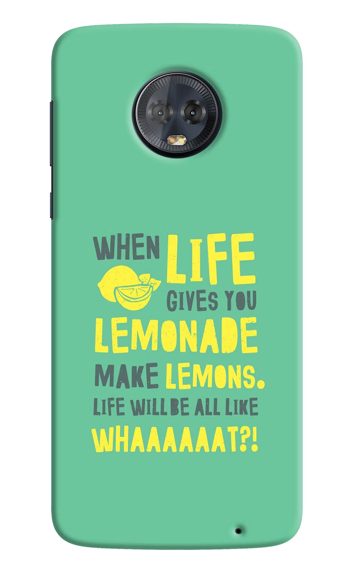 Quote Moto G6 Back Cover - Quote Moto G6 Hard Case Back Cover by Casekaro Quote Moto G6 Hard Case Back Cover by Casekaro