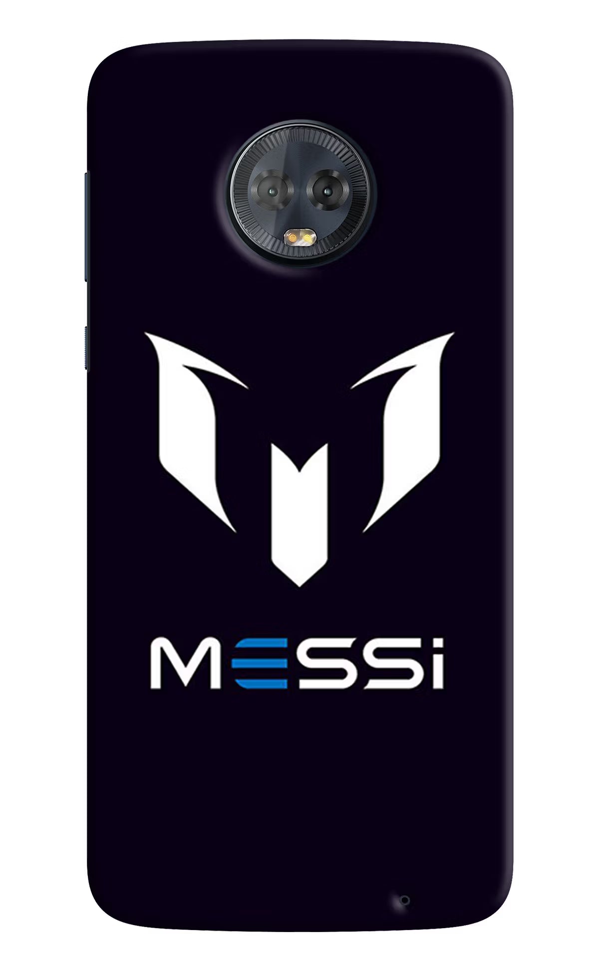 Messi Logo Moto G6 Back Cover - Messi Logo Moto G6 Hard Case Back Cover by Casekaro Messi Logo Moto G6 Hard Case Back Cover by Casekaro