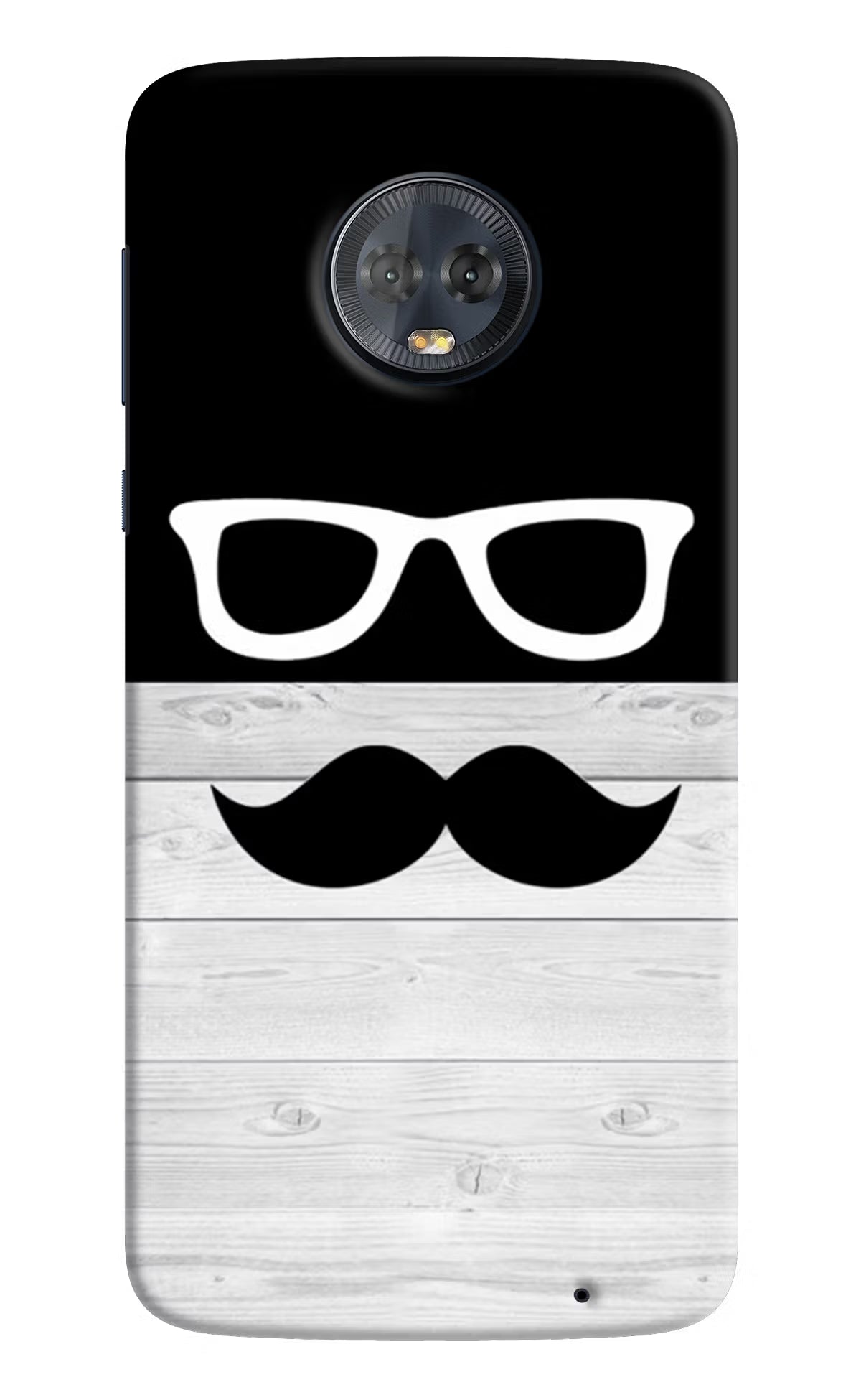 Mustache Moto G6 Back Cover - Mustache Moto G6 Hard Case Back Cover by Casekaro Mustache Moto G6 Hard Case Back Cover by Casekaro