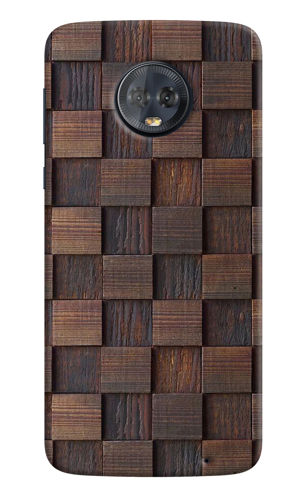 Wooden Cube Design Moto G6 Back Cover - Wooden Cube Design Moto G6 Hard Case Back Cover by Casekaro Wooden Cube Design Moto G6 Hard Case Back Cover by Casekaro
