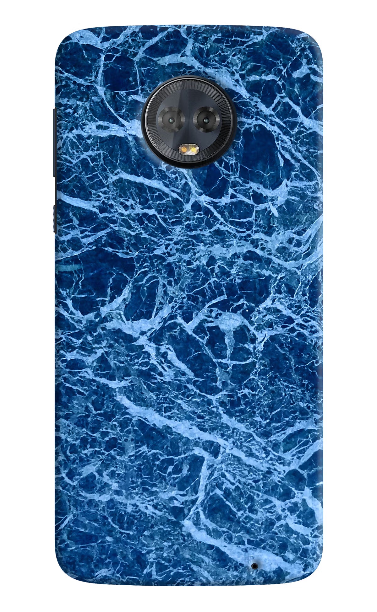 Blue Marble Moto G6 Back Cover - Blue Marble Moto G6 Hard Case Back Cover by Casekaro Blue Marble Moto G6 Hard Case Back Cover by Casekaro