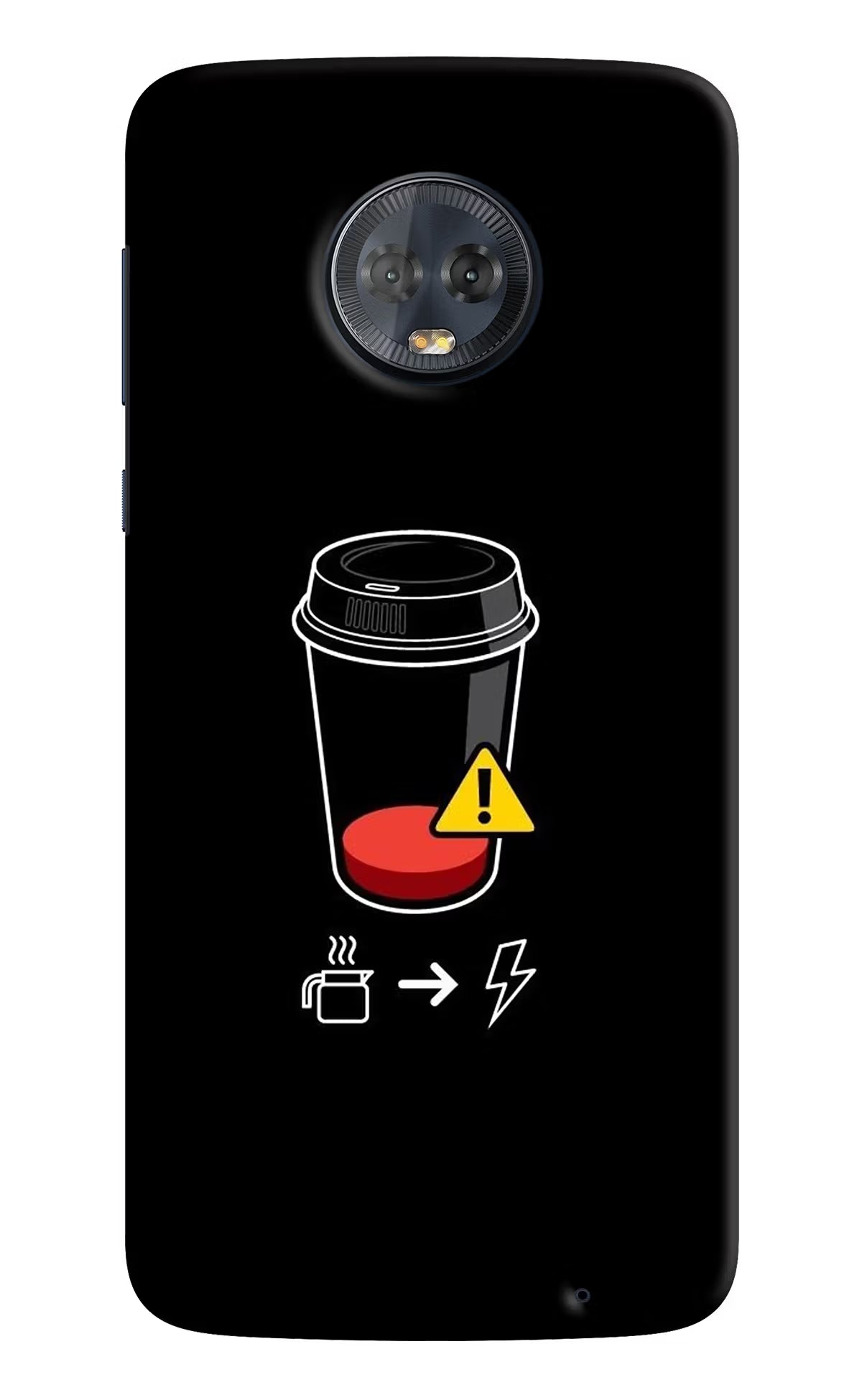Coffee Moto G6 Back Cover - Coffee Moto G6 Hard Case Back Cover by Casekaro Coffee Moto G6 Hard Case Back Cover by Casekaro
