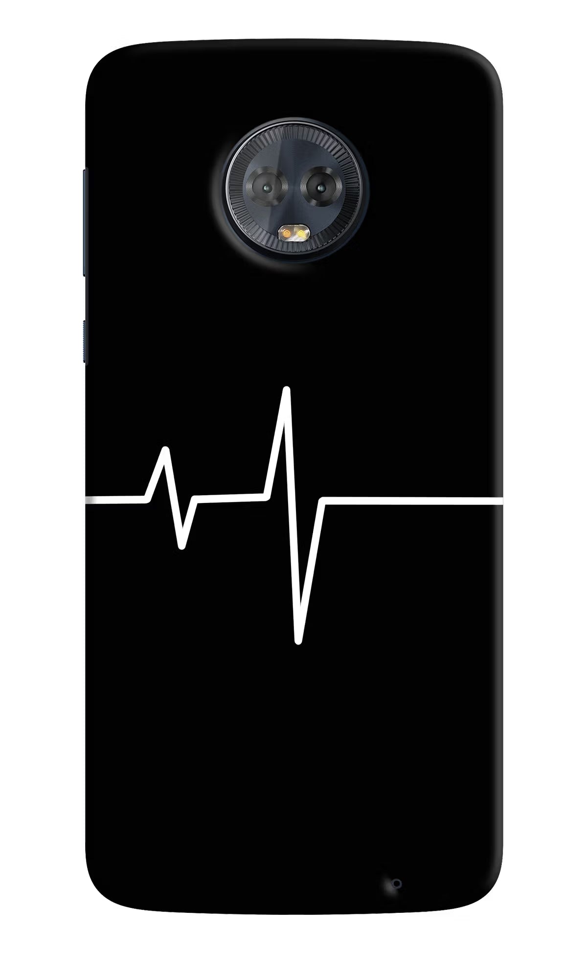 Heart Beats Moto G6 Back Cover - Heart Beats Moto G6 Hard Case Back Cover by Casekaro Heart Beats Moto G6 Hard Case Back Cover by Casekaro