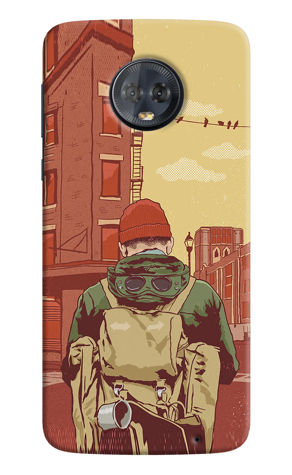 Adventurous Moto G6 Back Cover - Adventurous Moto G6 Hard Case Back Cover by Casekaro Adventurous Moto G6 Hard Case Back Cover by Casekaro