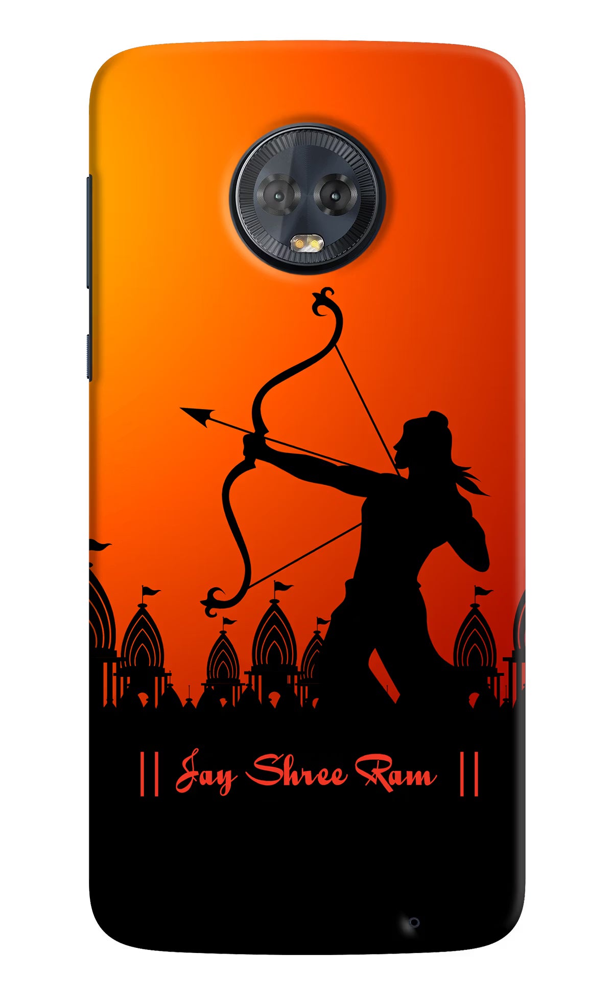 Lord Ram - 4 Moto G6 Back Cover - Lord Ram - 4 Moto G6 Hard Case Back Cover by Casekaro Lord Ram - 4 Moto G6 Hard Case Back Cover by Casekaro