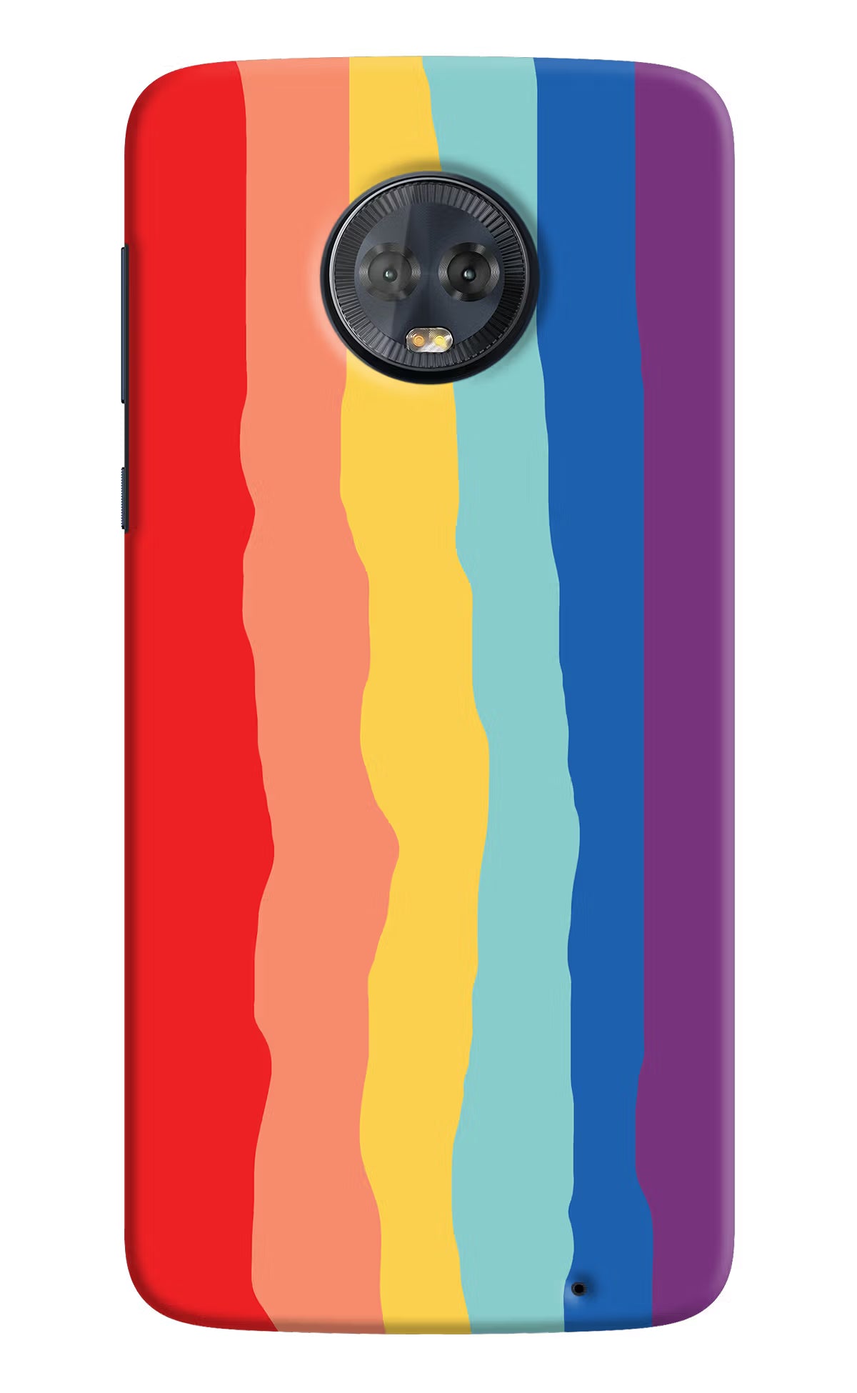 Rainbow Moto G6 Back Cover - Rainbow Moto G6 Hard Case Back Cover by Casekaro Rainbow Moto G6 Hard Case Back Cover by Casekaro