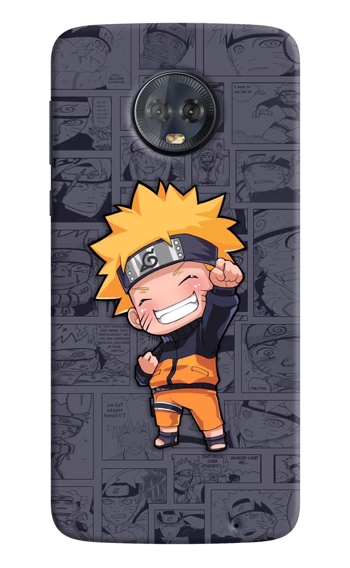 Chota Naruto Moto G6 Back Cover - Chota Naruto Moto G6 Hard Case Back Cover by Casekaro Chota Naruto Moto G6 Hard Case Back Cover by Casekaro
