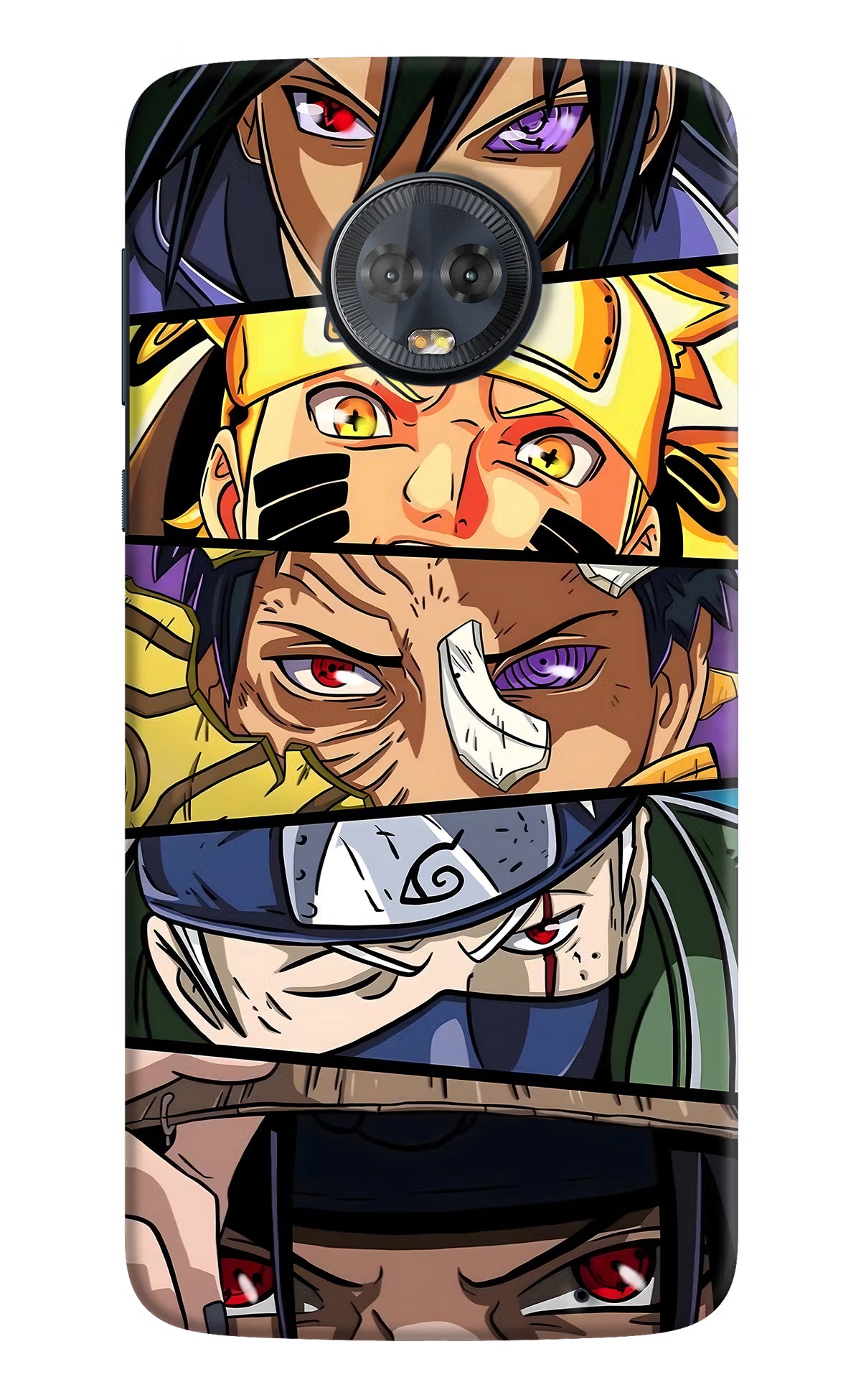 Naruto Character Moto G6 Back Cover - Naruto Character Moto G6 Hard Case Back Cover by Casekaro Naruto Character Moto G6 Hard Case Back Cover by Casekaro