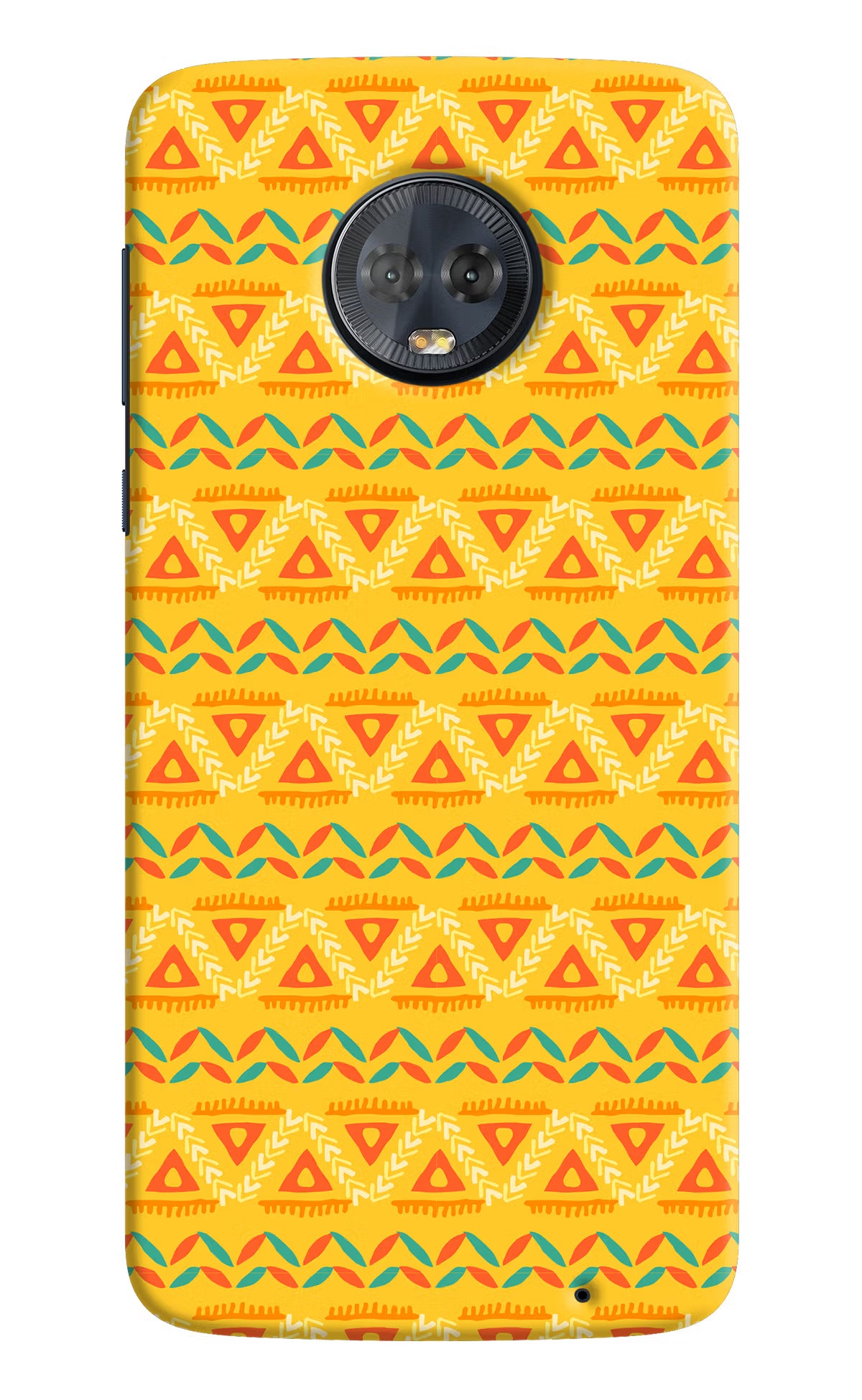 Tribal Pattern Moto G6 Back Cover - Tribal Pattern Moto G6 Hard Case Back Cover by Casekaro Tribal Pattern Moto G6 Hard Case Back Cover by Casekaro