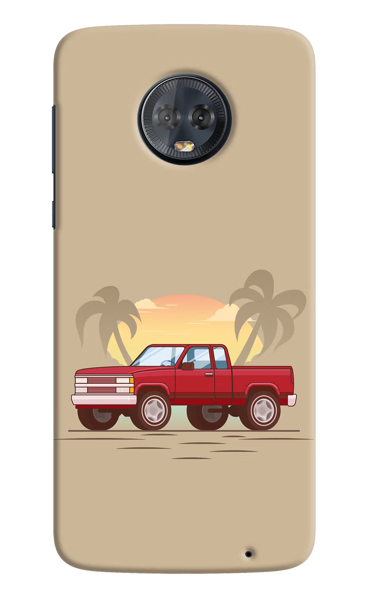 Desert Classic Drive Moto G6 Back Cover - Desert Classic Drive Moto G6 Hard Case Back Cover by Casekaro Desert Classic Drive Moto G6 Hard Case Back Cover by Casekaro